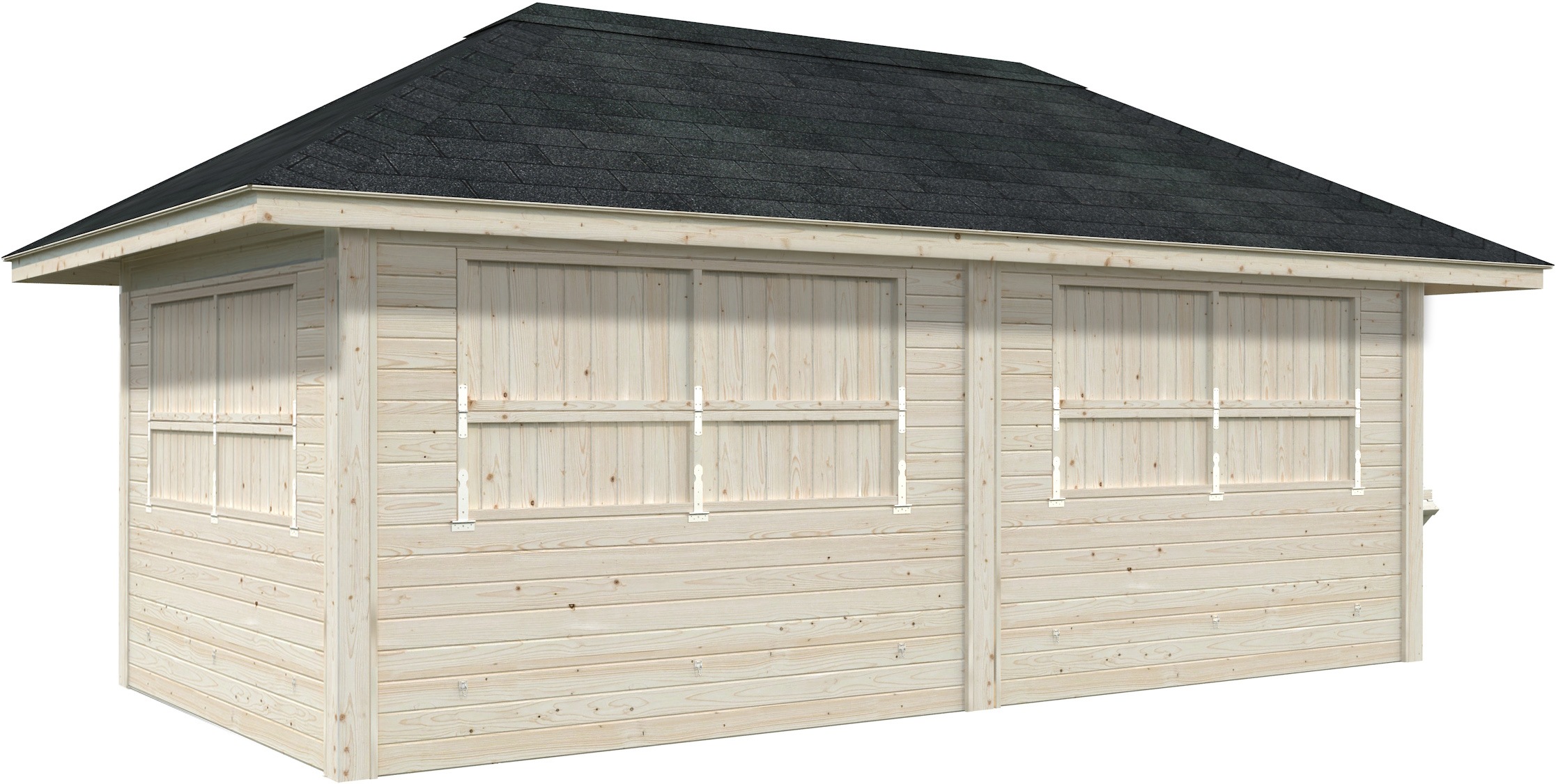 Palmako Holzpavillon »Bianca 16,6 m² Set 112« BxTxH: 672x384x319 cm