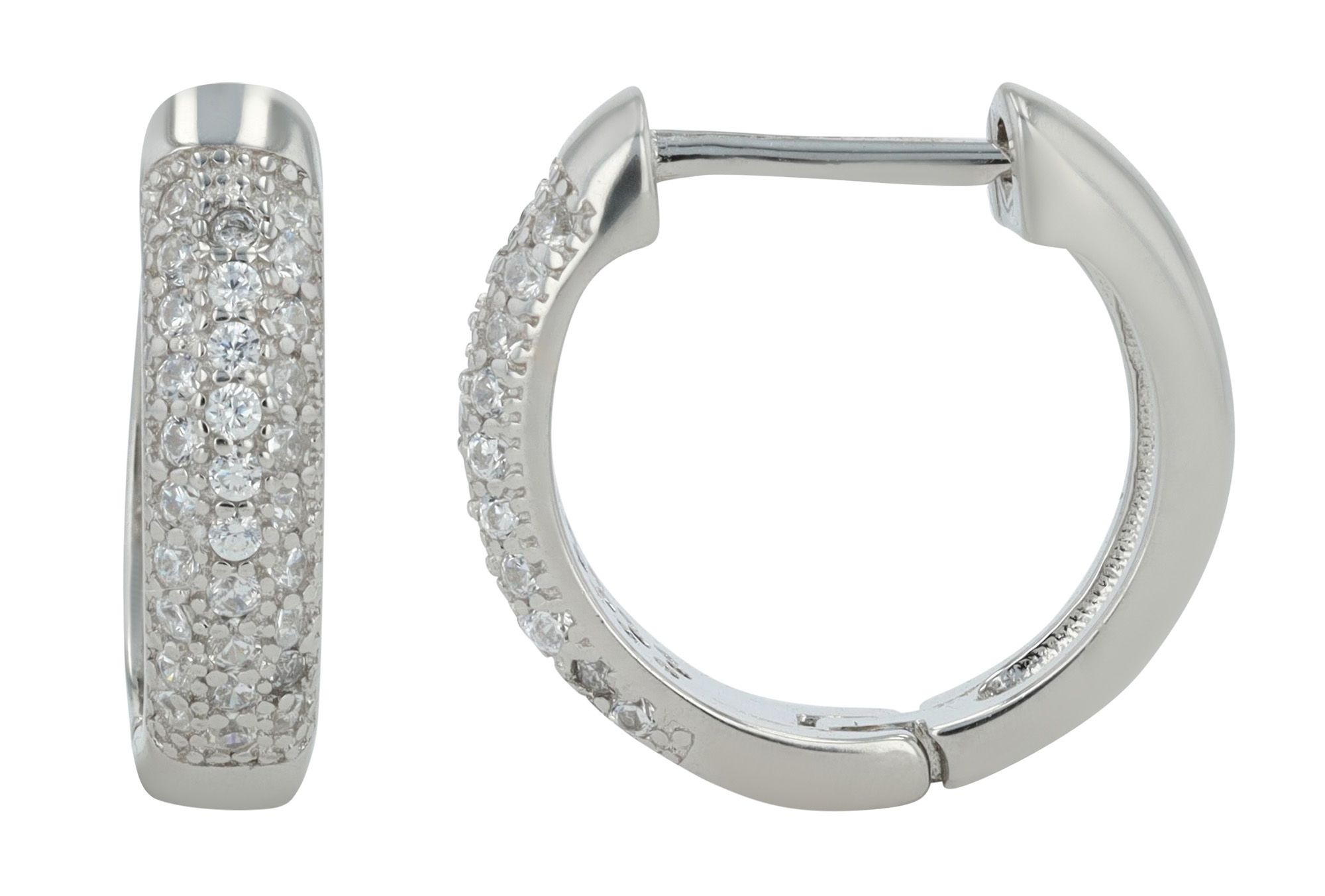 Adelia´s Klappcreolen »Damen Ohrringe – Klappcreole aus 925 Silber« Zum Verschenken an Menschen, die Ihnen am Herzen liegen