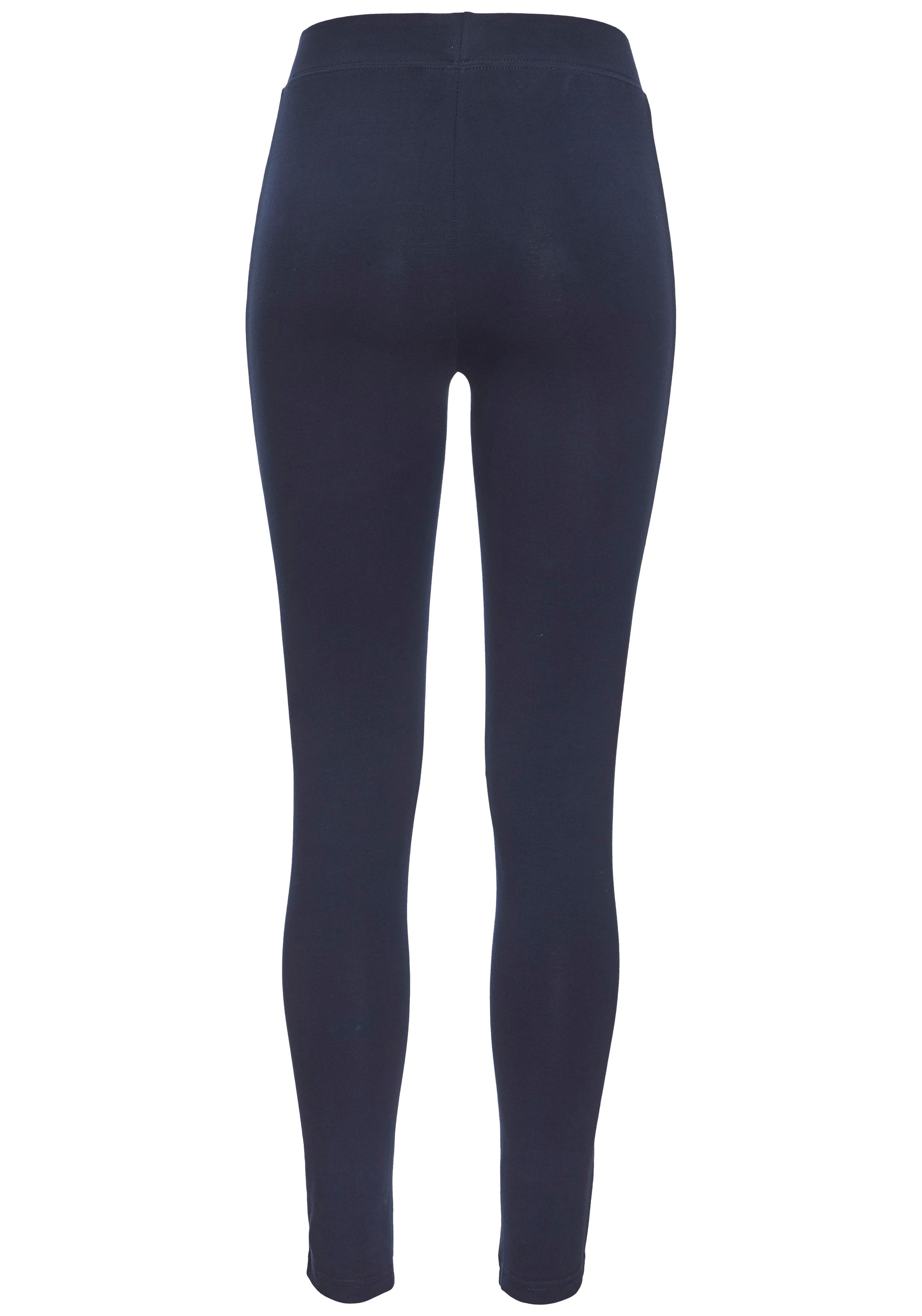 Bench. Loungewear Leggings mit glänzender Logostickerei günstig online kaufen