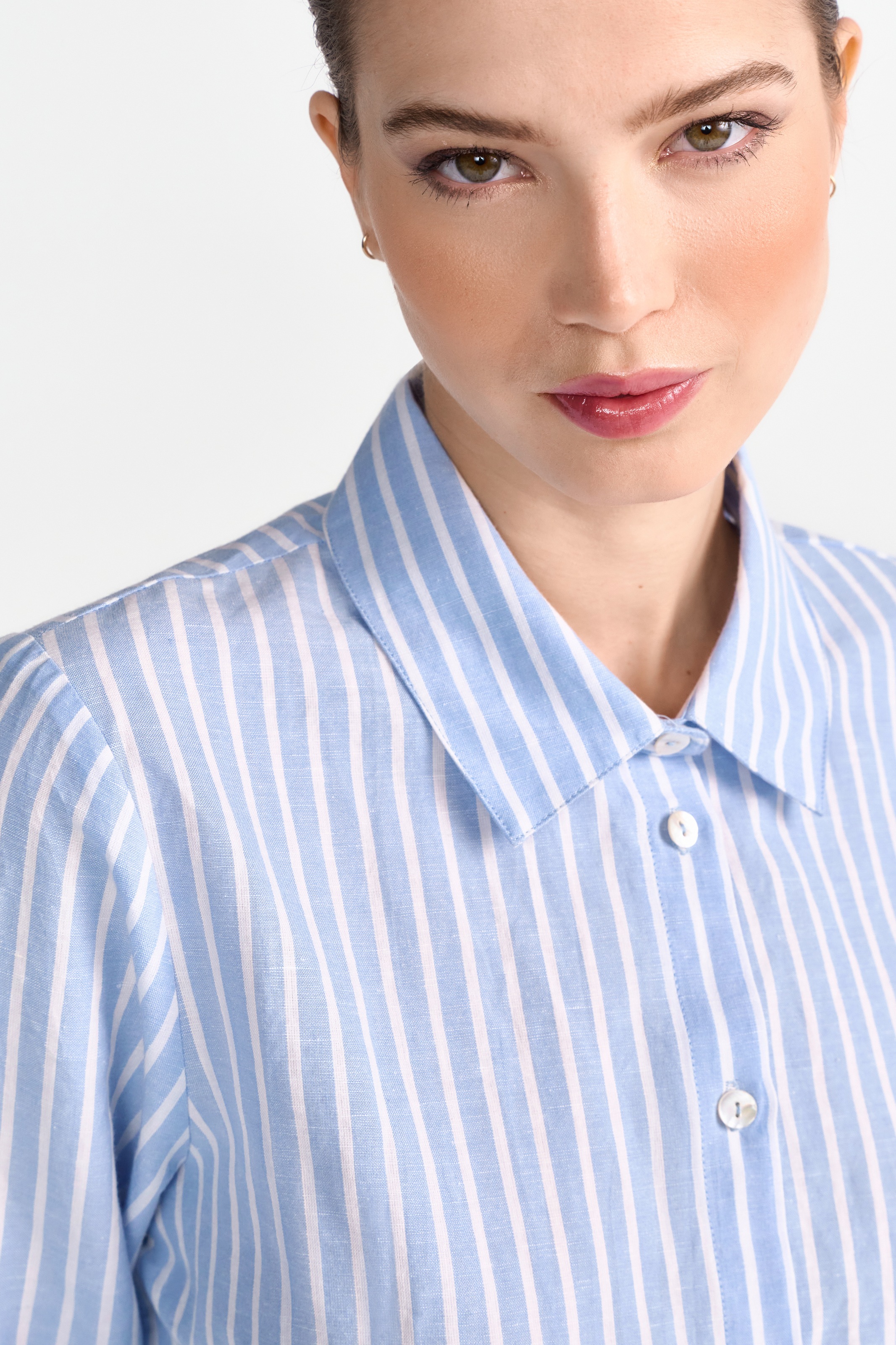 RICHROYAL Hemdbluse, Mit Rundhalsausschnitt und Knopfleiste günstig online kaufen