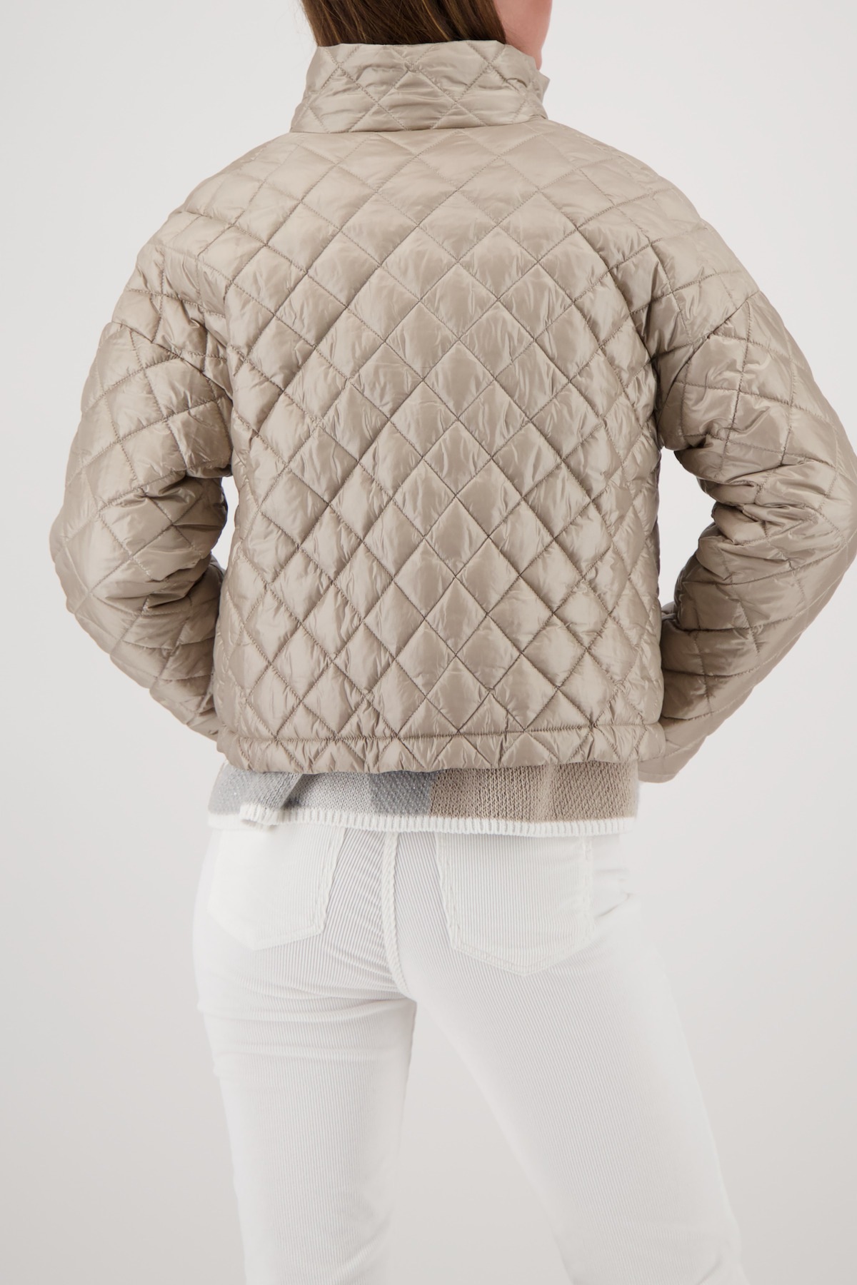 Monari Steppjacke ohne Kapuze Regular fit mit Stehkragen günstig online kaufen