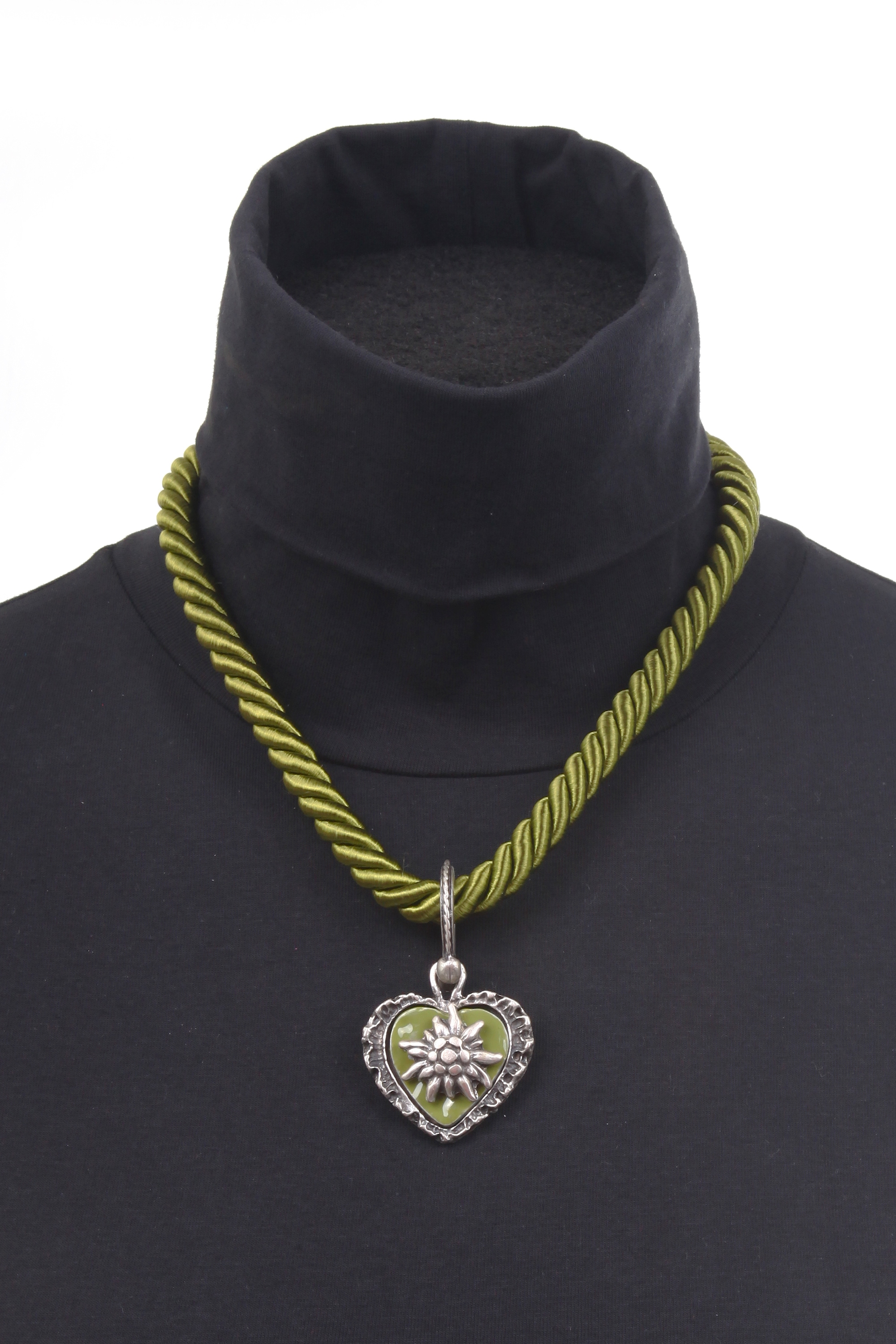 Allgäu Rebell Collier »Traudel«, mit Herzanhänger