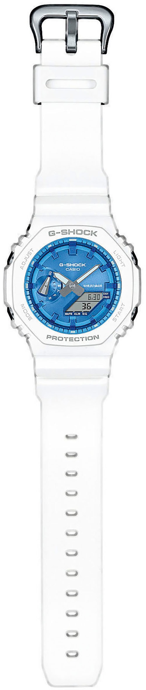CASIO G-SHOCK Chronograph, Quarzuhr, Armbanduhr,Herrenuhr,digital,bis 20bar wasserd.Resinarmband