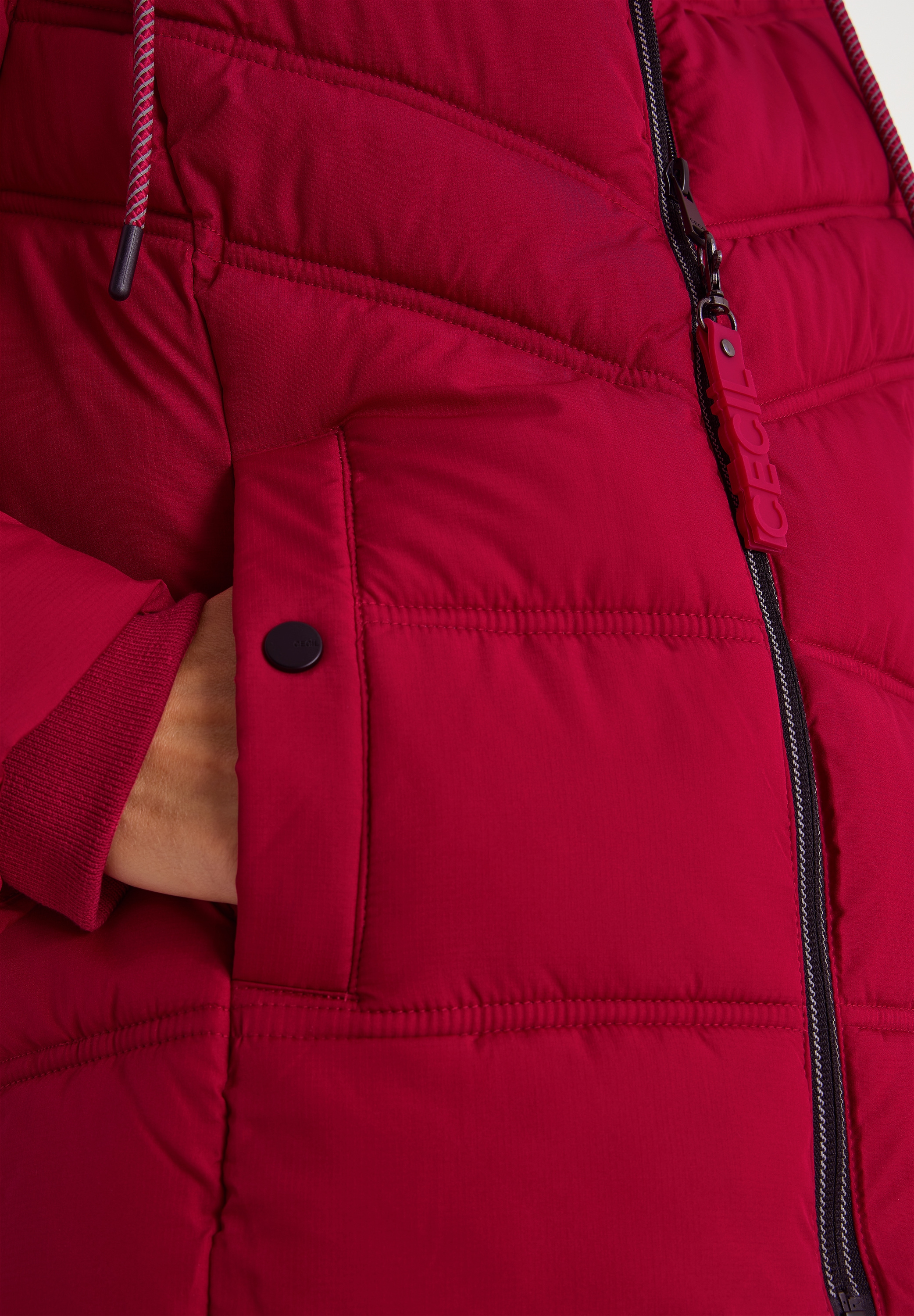 Cecil Steppjacke, mit Kapuze, mit Kapuze