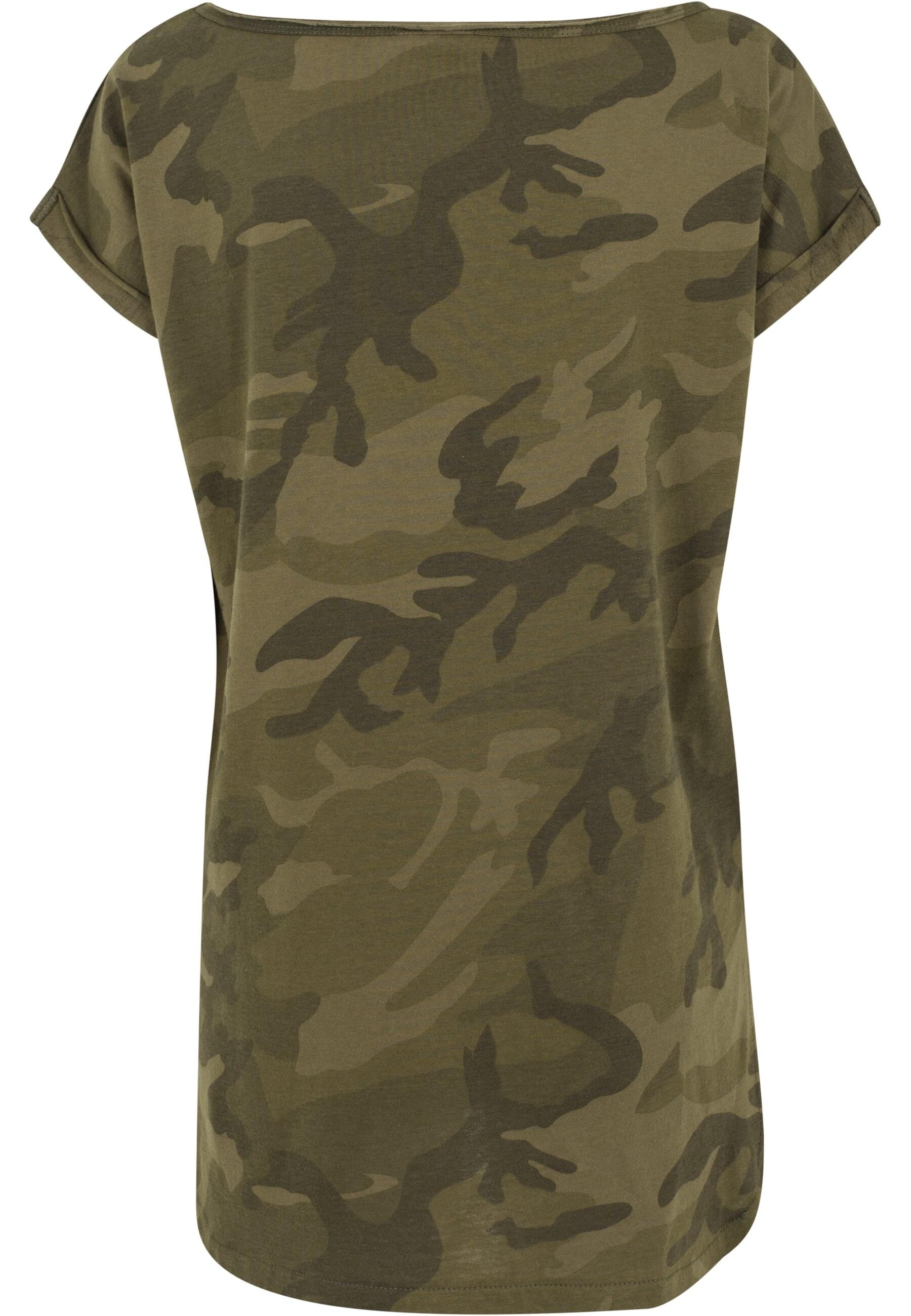 URBAN CLASSICS T-Shirt "Urban Classics Damen Ladies Camo Back Shaped Tee" 1 günstig online kaufen