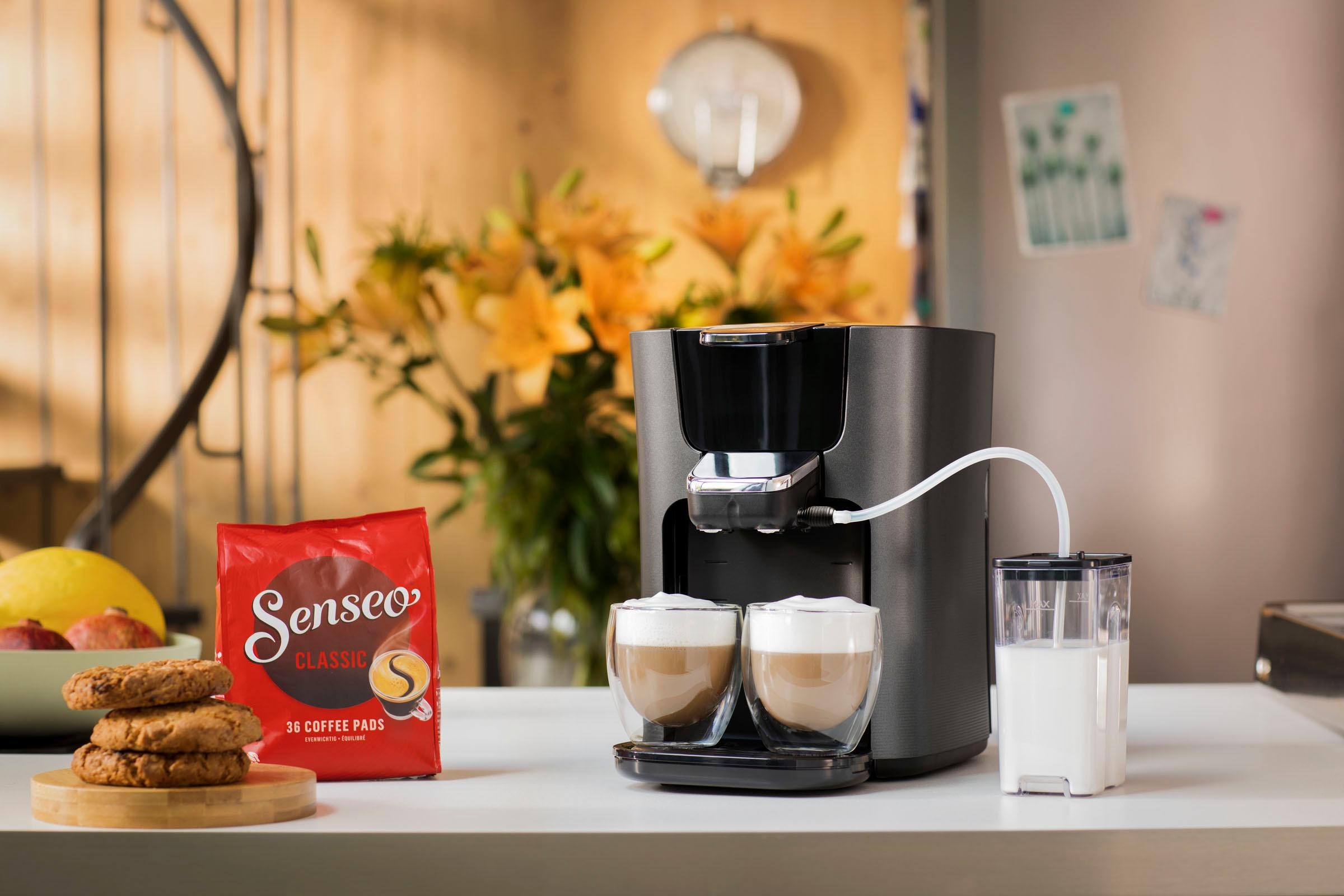 soort Vrijgevigheid reinigen Philips Senseo Kaffeepadmaschine »HD6574/50 Latte Duo«, inkl.  Gratis-Zugaben im Wert von 14,- UVP bestellen | BAUR