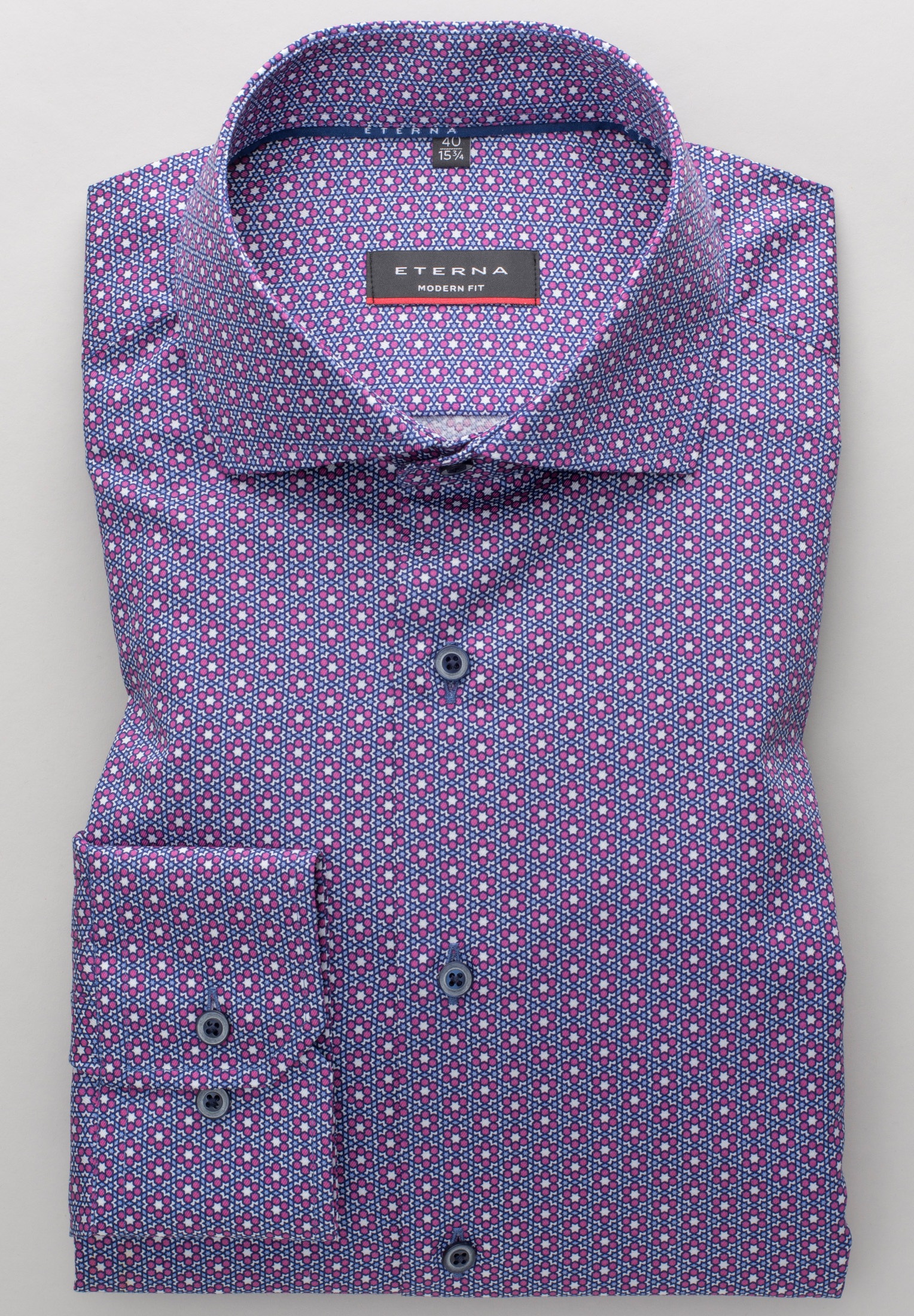 Eterna Langarmhemd »MODERN FIT« NON IRON (bügelfrei)