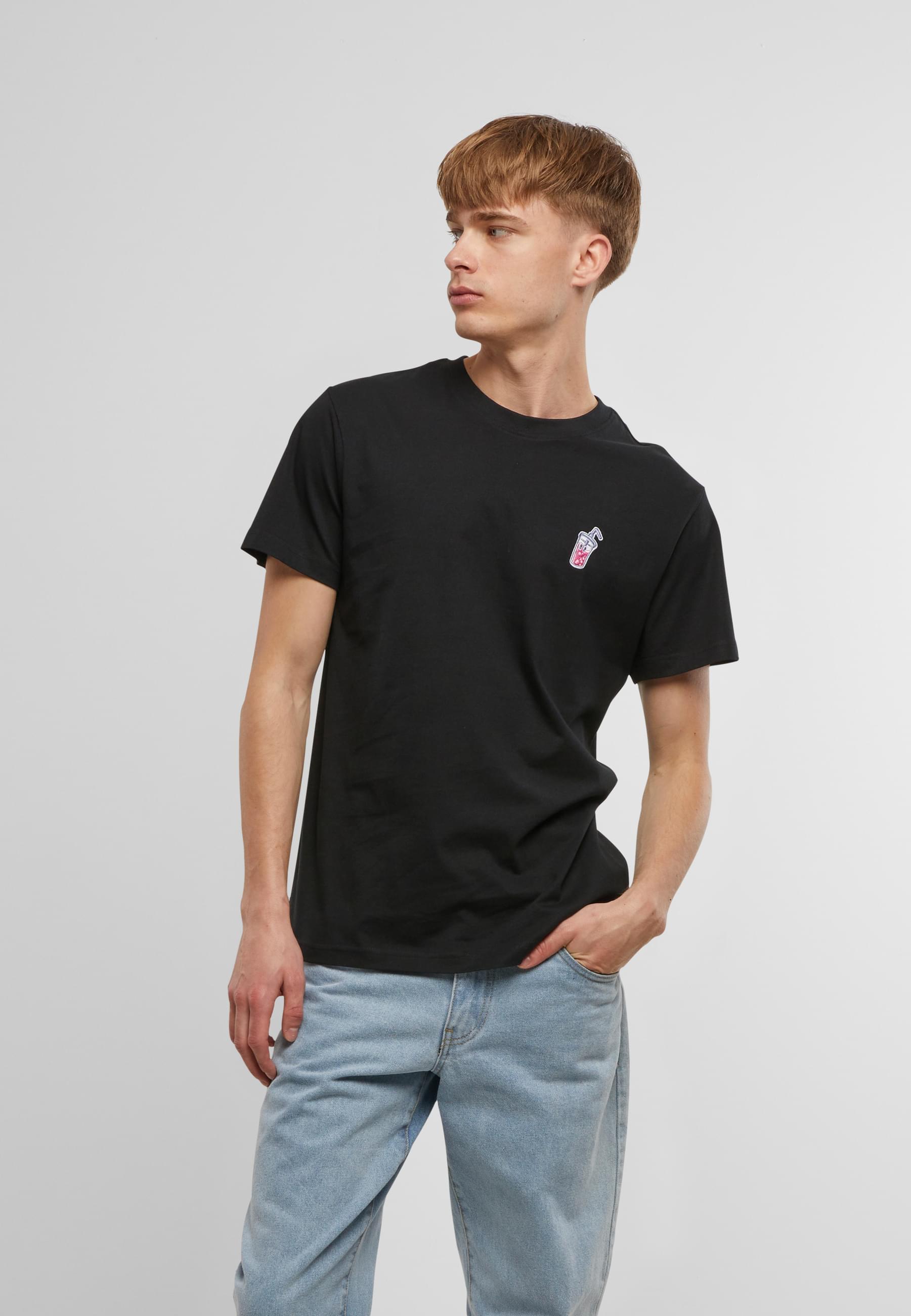 Thumbnail - MisterTee T-Shirt "MisterTee Herren Good Vibes Drink Tee EMB", (1 tlg.)