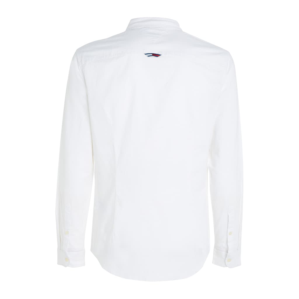 Tommy Jeans Langarmhemd »TJM SLIM STRETCH OXFORD SHIRT«, aus Bio-Baumwolle