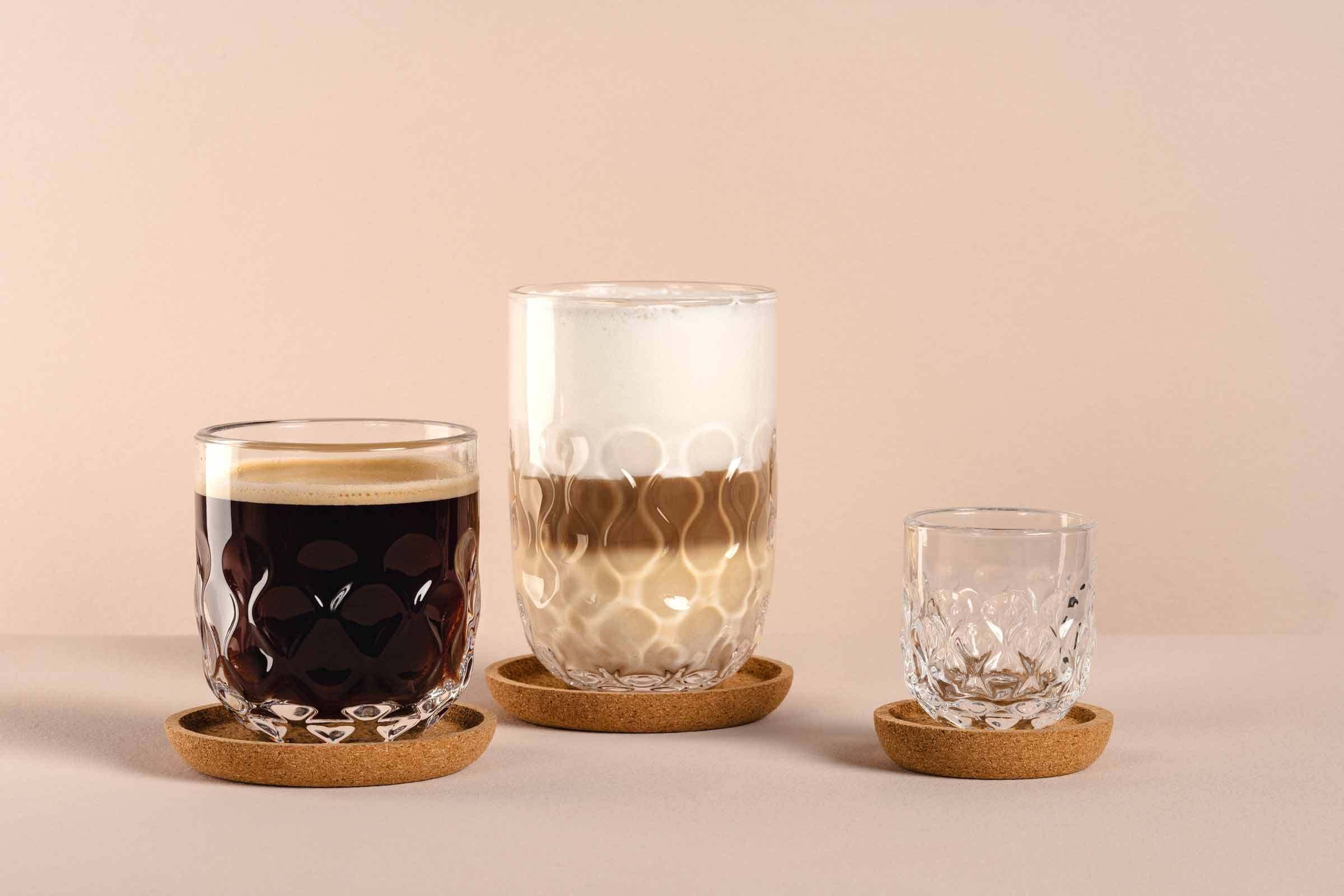 LEONARDO Espressoglas »Espressogläser-Set (1/2/3) Gocce 60 ml 6er Set transparent«