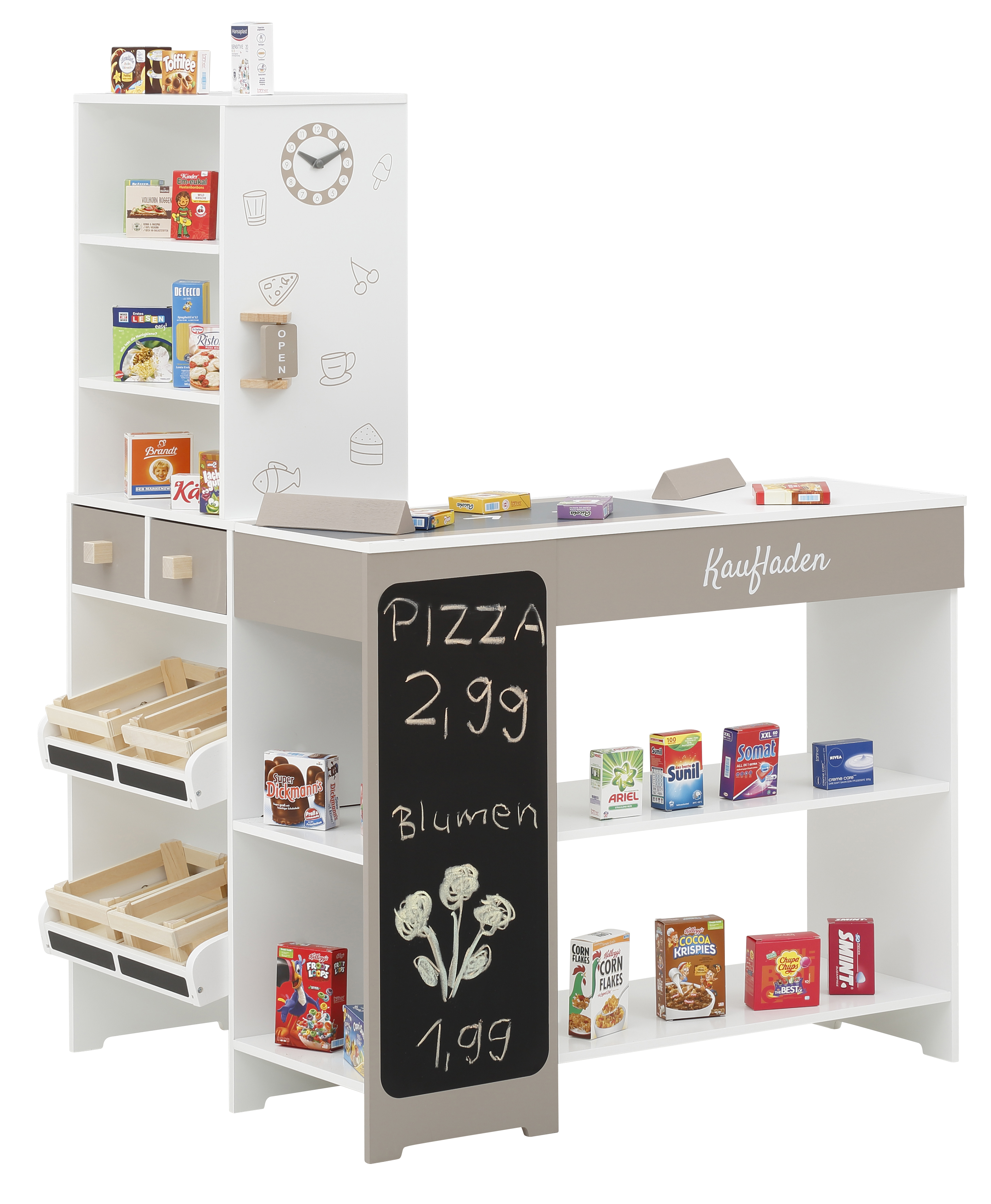 Kaufladen »Holzspielzeug, Supermarkt aus Holz«, FSC® - schützt Wald - weltweit