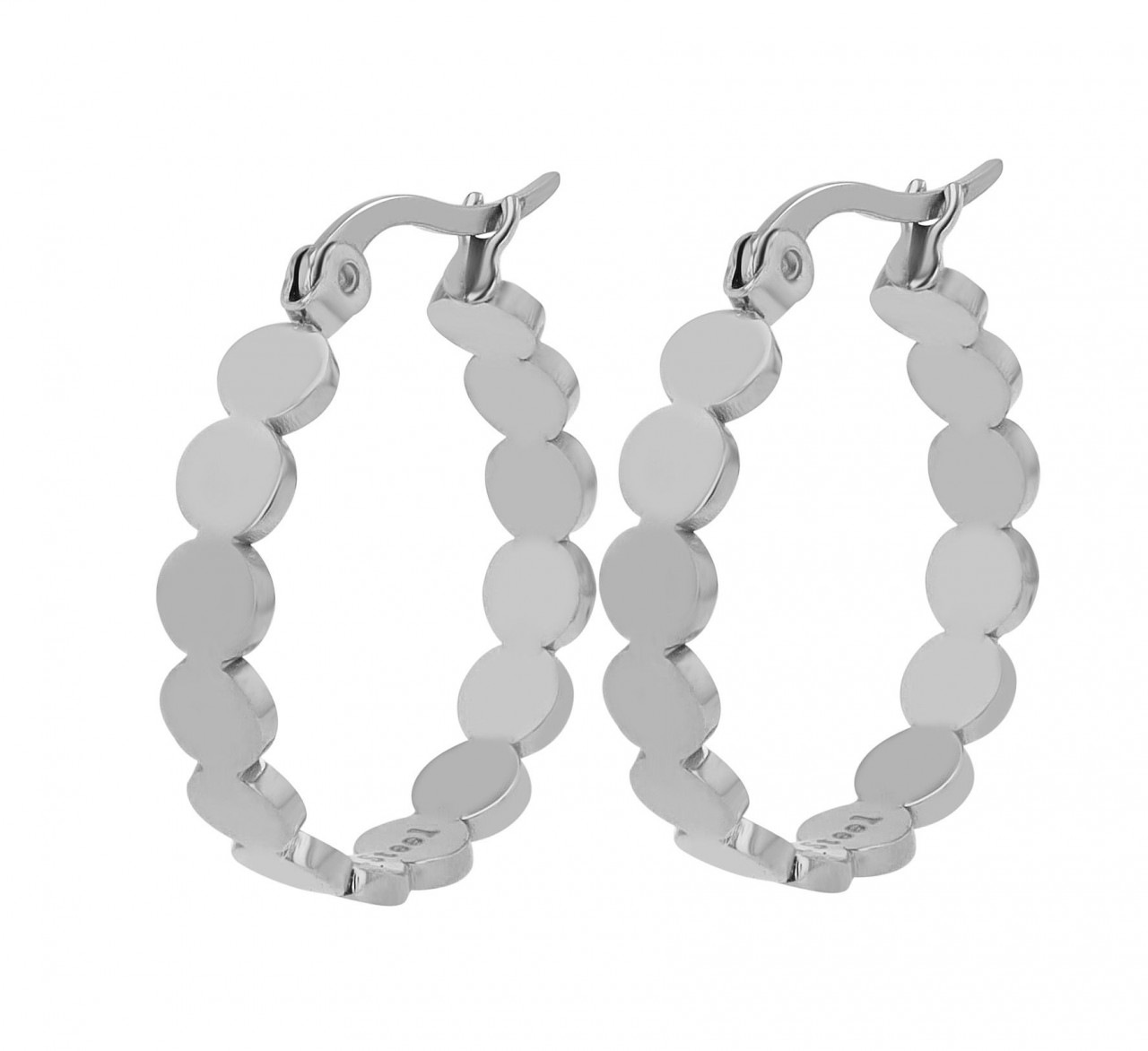 Adelia´s Paar Creolen »Damen Creolen aus poliertem Edelstahl Ø 20 mm«