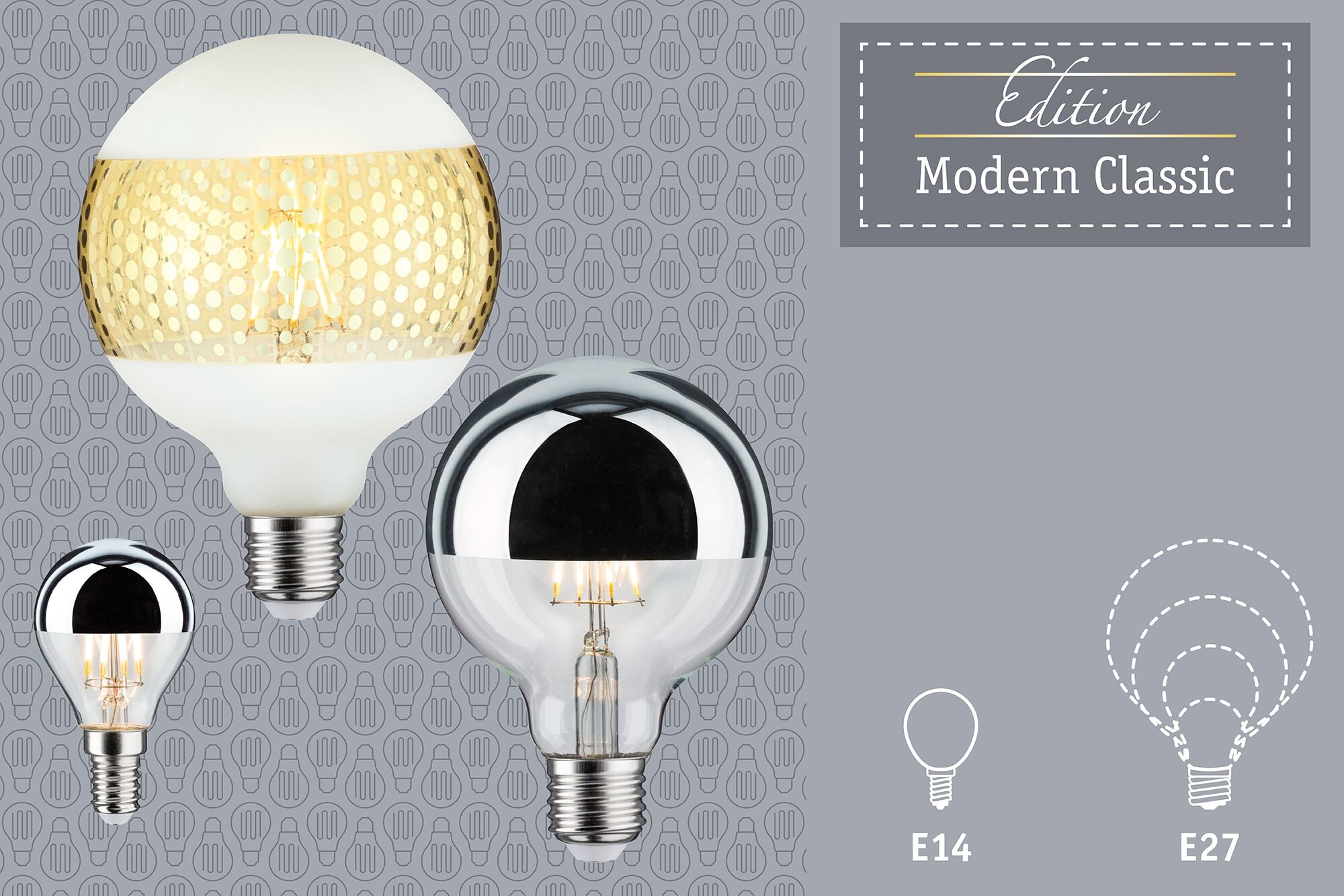 Paulmann LED-Leuchtmittel »LED Tropfen Kopfspiegel 250lm E14 2700K 2,5W 230V schwarz matt«, E14, 1 St., Warmweiß