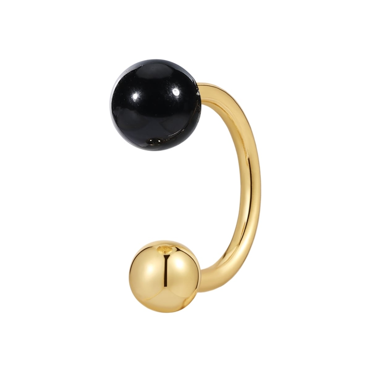 Glanzstücke München Single-Ohrstecker »GSM4007« mit Achat