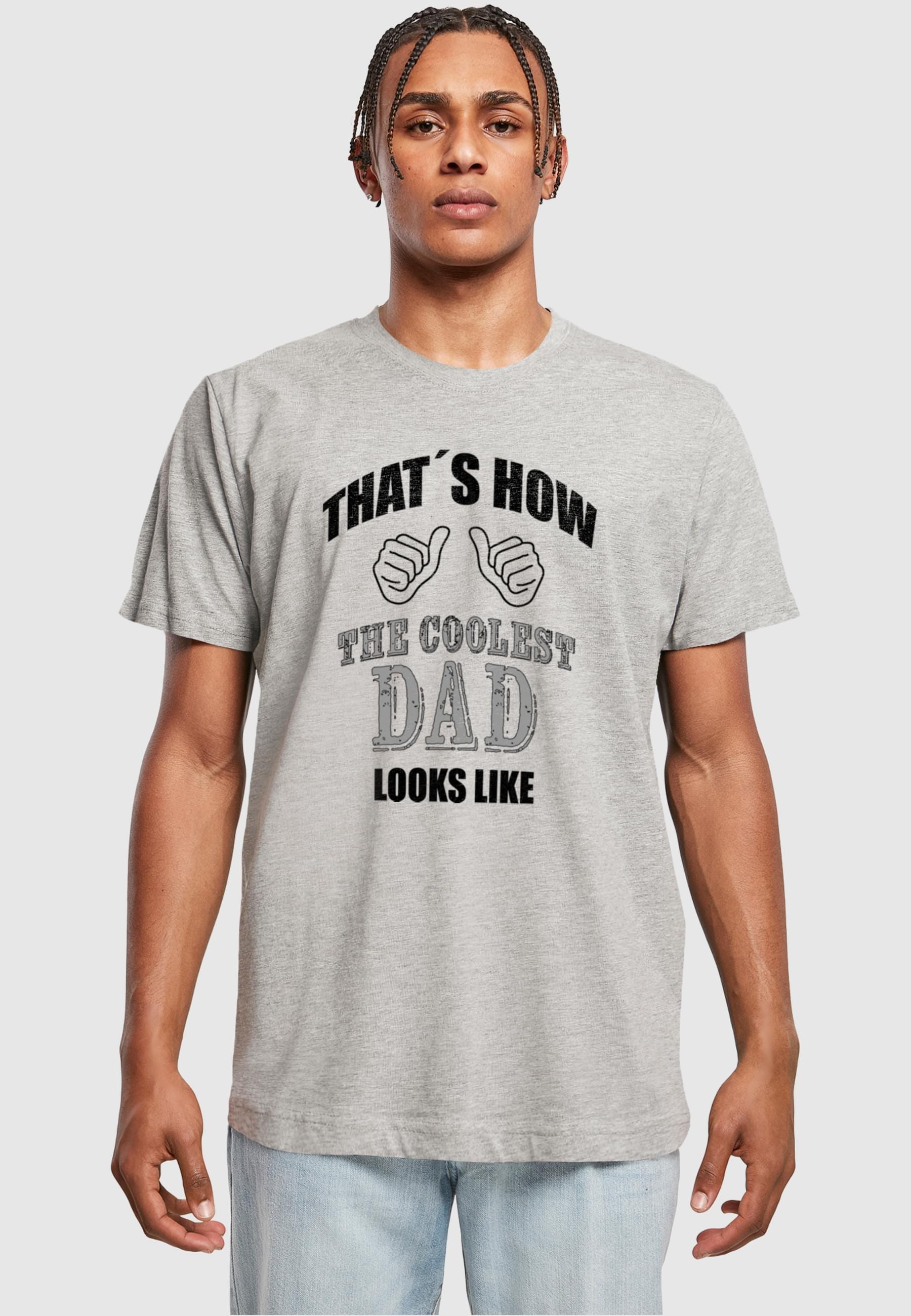 Merchcode T-Shirt »Merchcode Herren Coolest Dad T-Shirt Round Neck«, (1 tlg.)