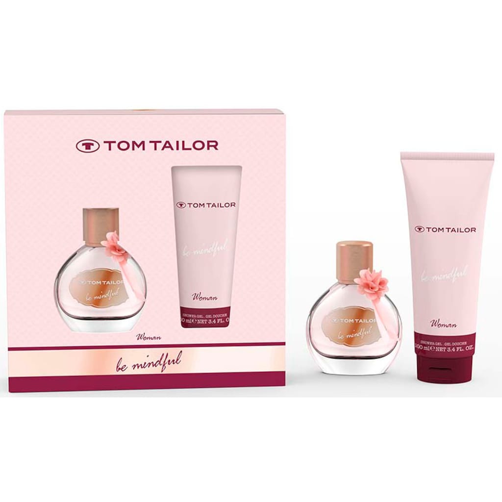 TOM TAILOR Duft-Set »Be mindful Woman«, (Set, 2 tlg., Eau de Toilette + Duschgel)