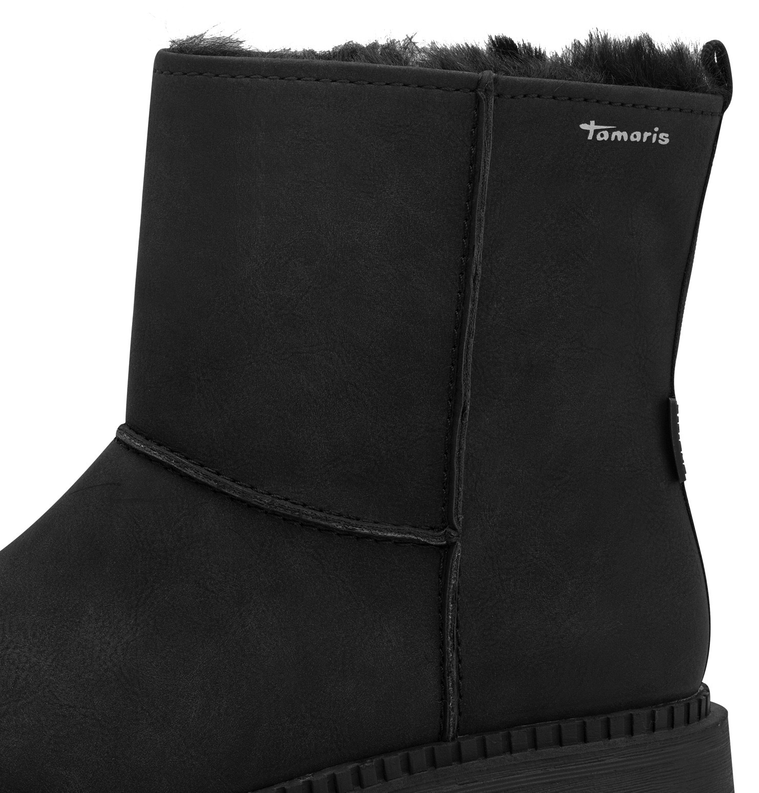 Tamaris Winterboots, Blockabsatz, Winterstiefelette, Outdoorschuh mit Duo Tex-Ausstattung