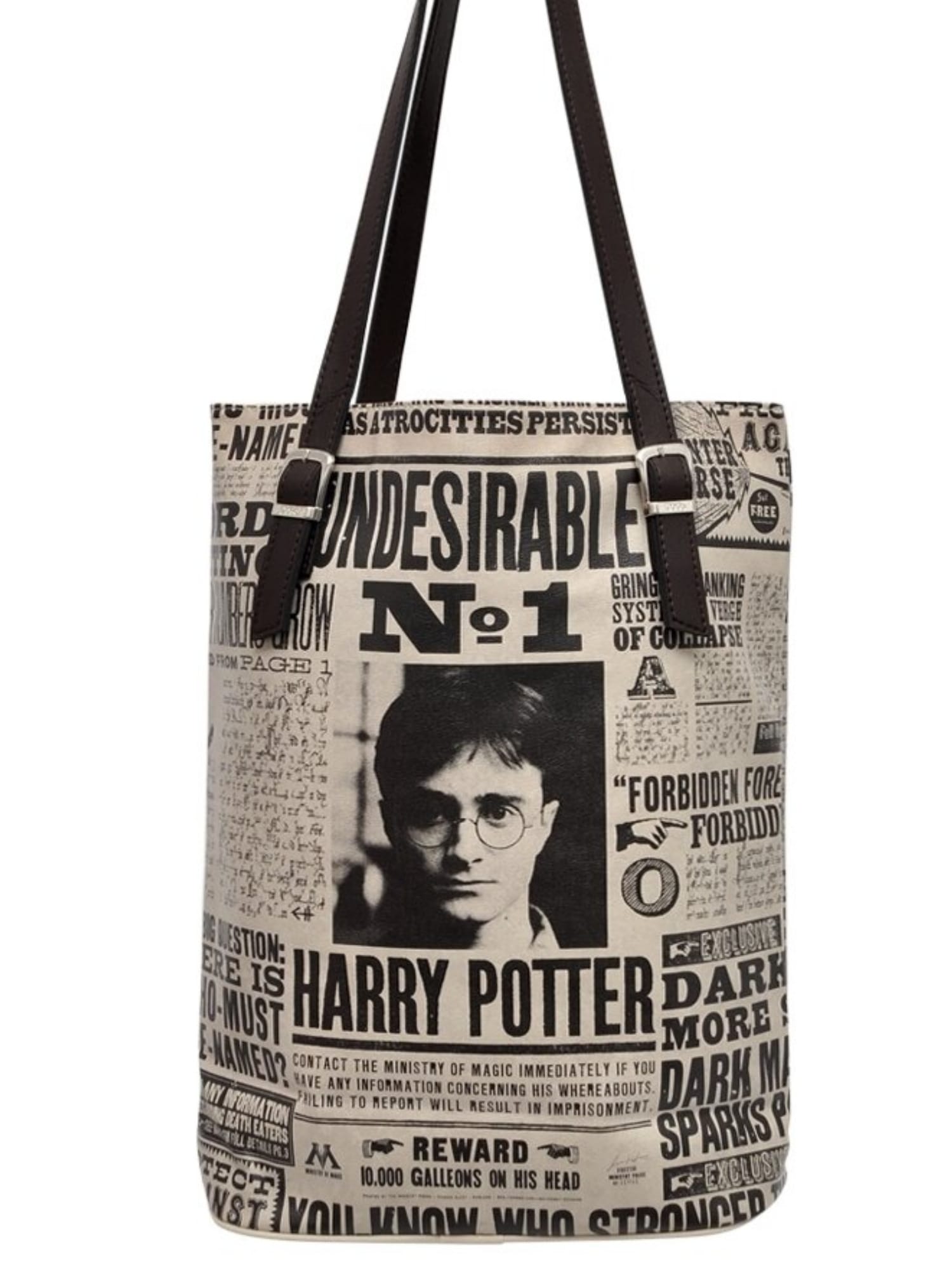 DOGO Umhängetasche "Damen Tall Bag Daily Prophet Harry Potter Vegan Damen Handtasche", Vegan