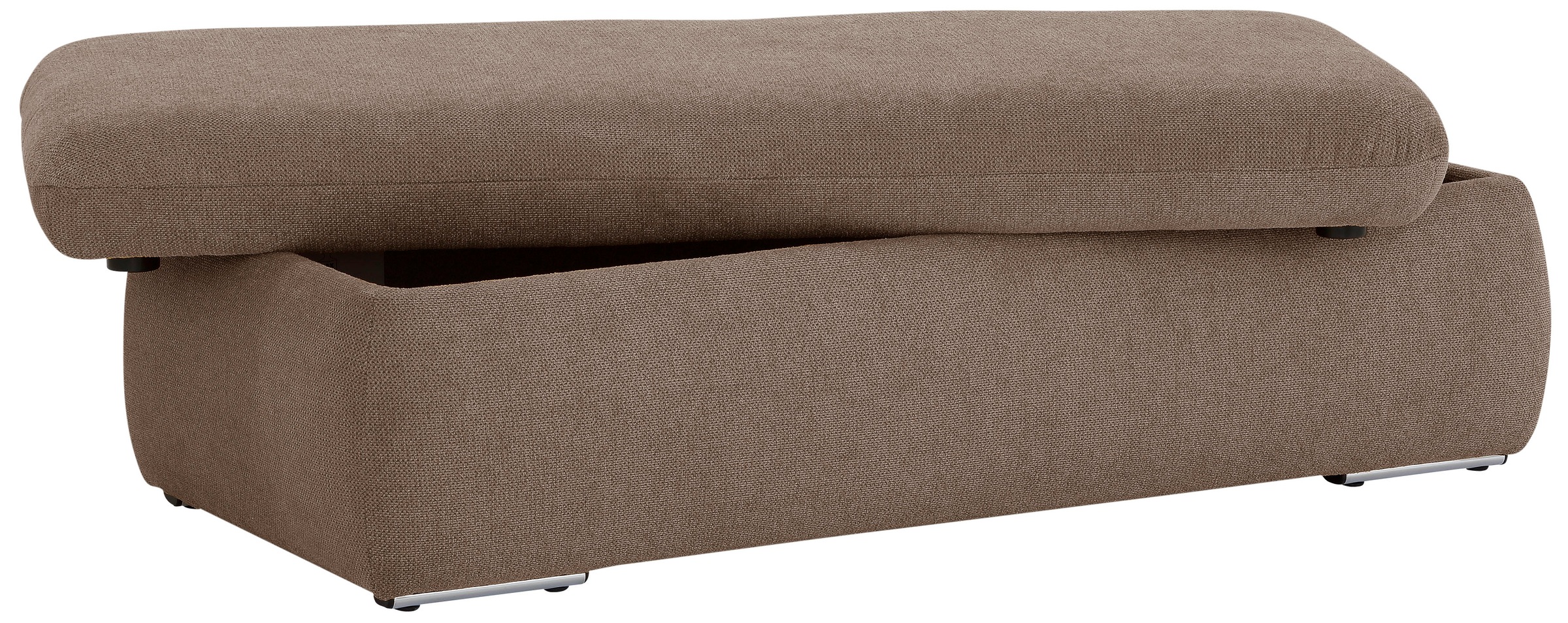 INOSIGN Polsterhocker »Avesa«, Mit großem Staufach, passend zur Serie "Avesa", B/T/H: 136/64/43 cm
