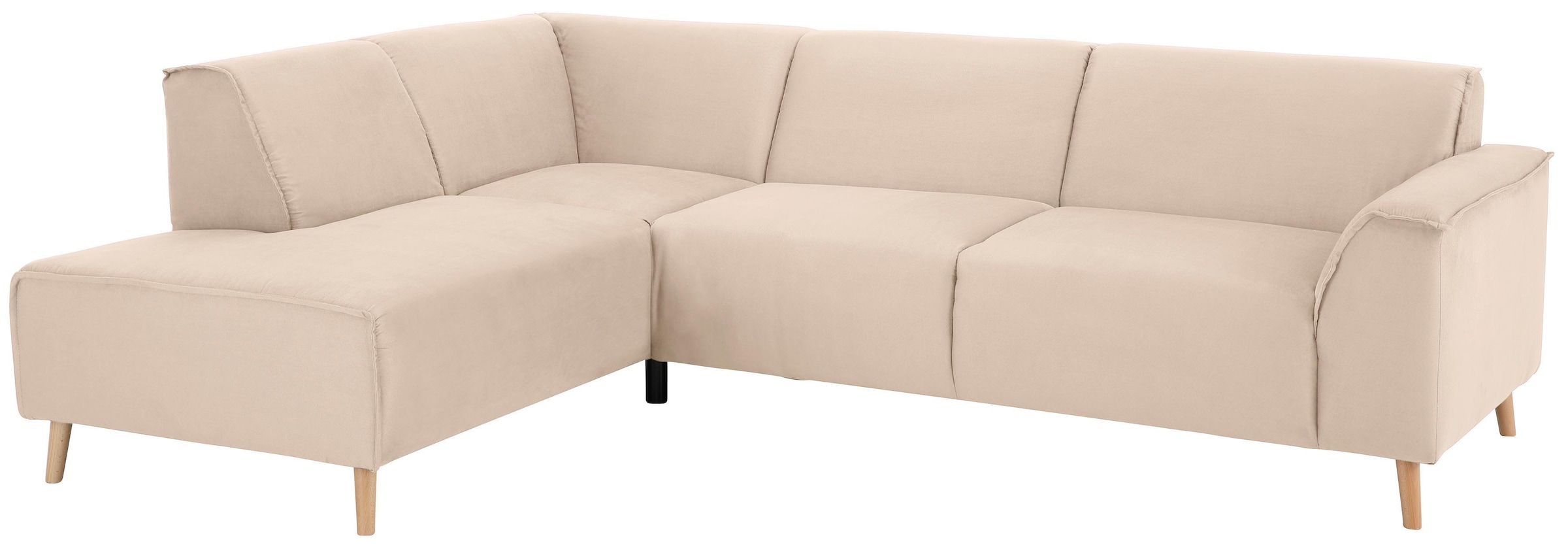 Home affaire Ecksofa "Julia zeitlose und elegante Couch, hoher Sitzkomfort, günstig online kaufen