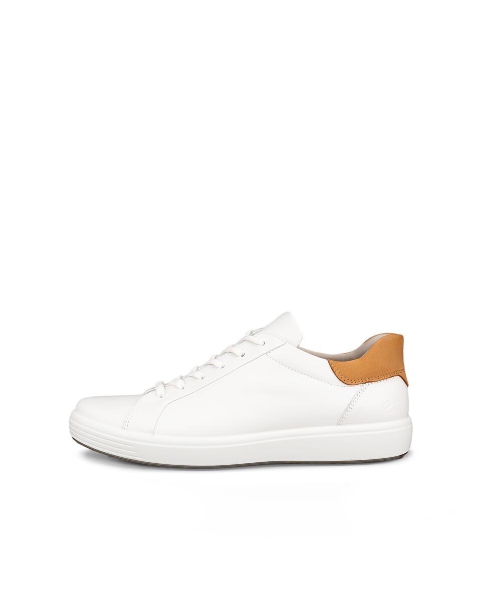 Ecco Sneaker »ECCO Soft 7 M«, Freizeitschuh, Halbschuh, Schnürschuh mit heller Laufsohle