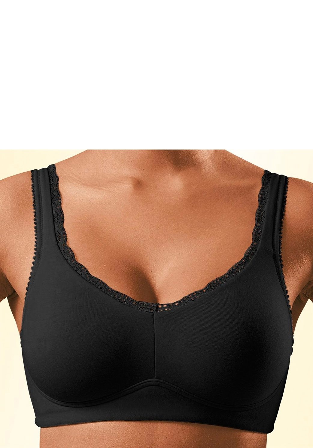 Dessous Spitzenkante, Stück), Basic | ohne BAUR 2 Bügel, (Packung, petite Soft-BH, bestellen mit fleur