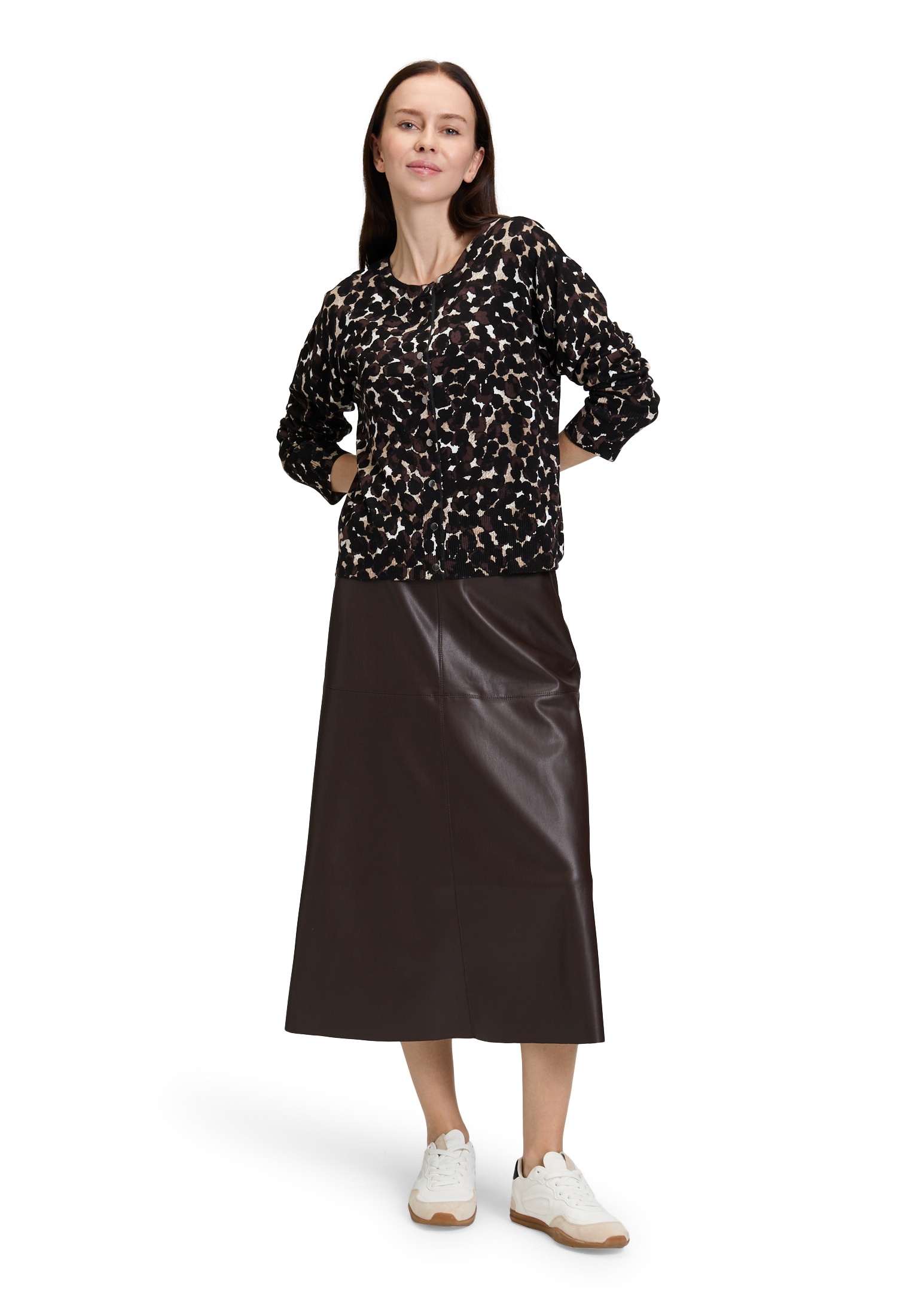 Betty Barclay Strickjacke »Betty Barclay Damen Feinstrickjacke mit überschnittenen Ärmeln«