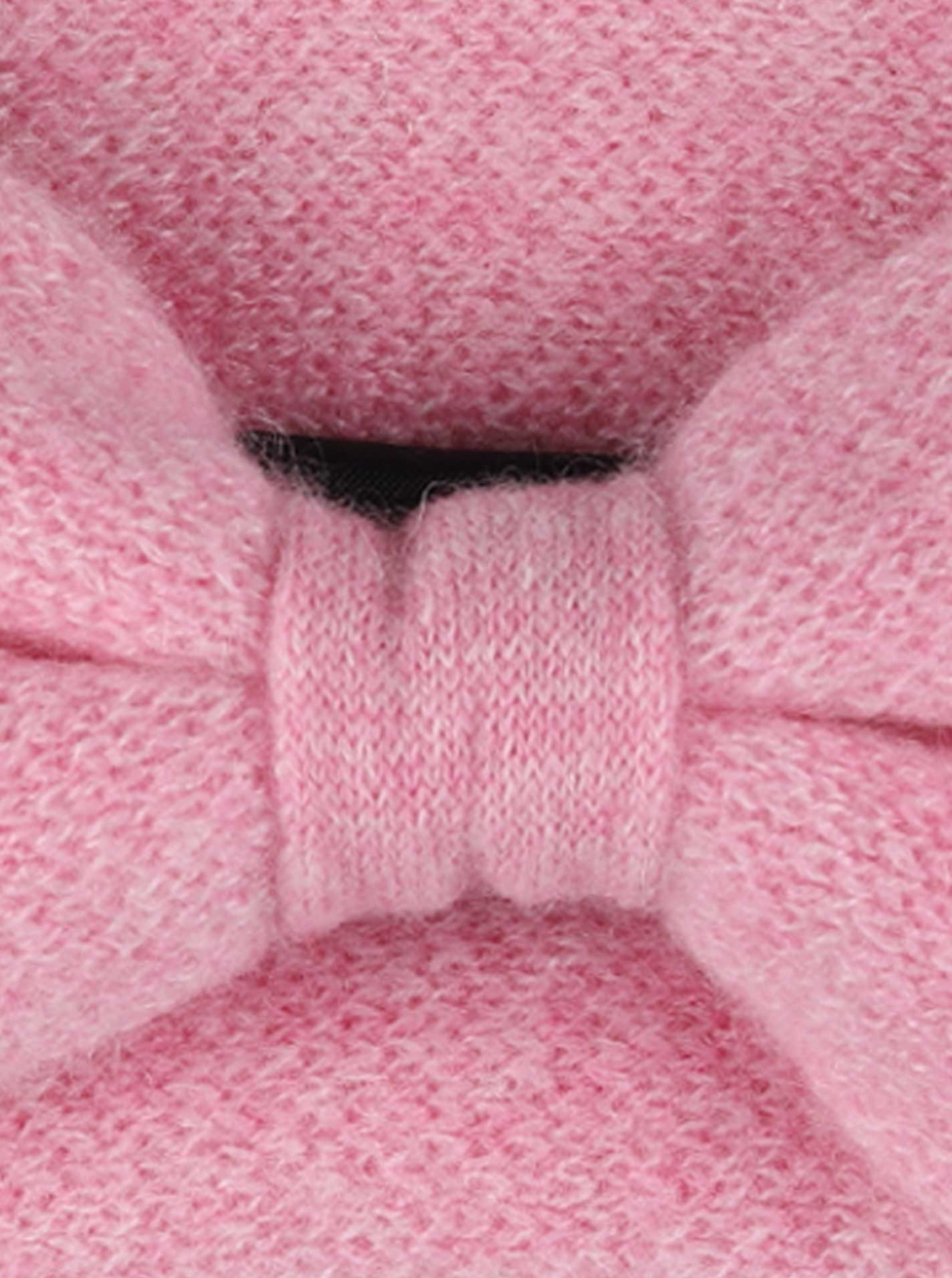 Zwillingsherz Stirnband, Cashmere, Feinstrick