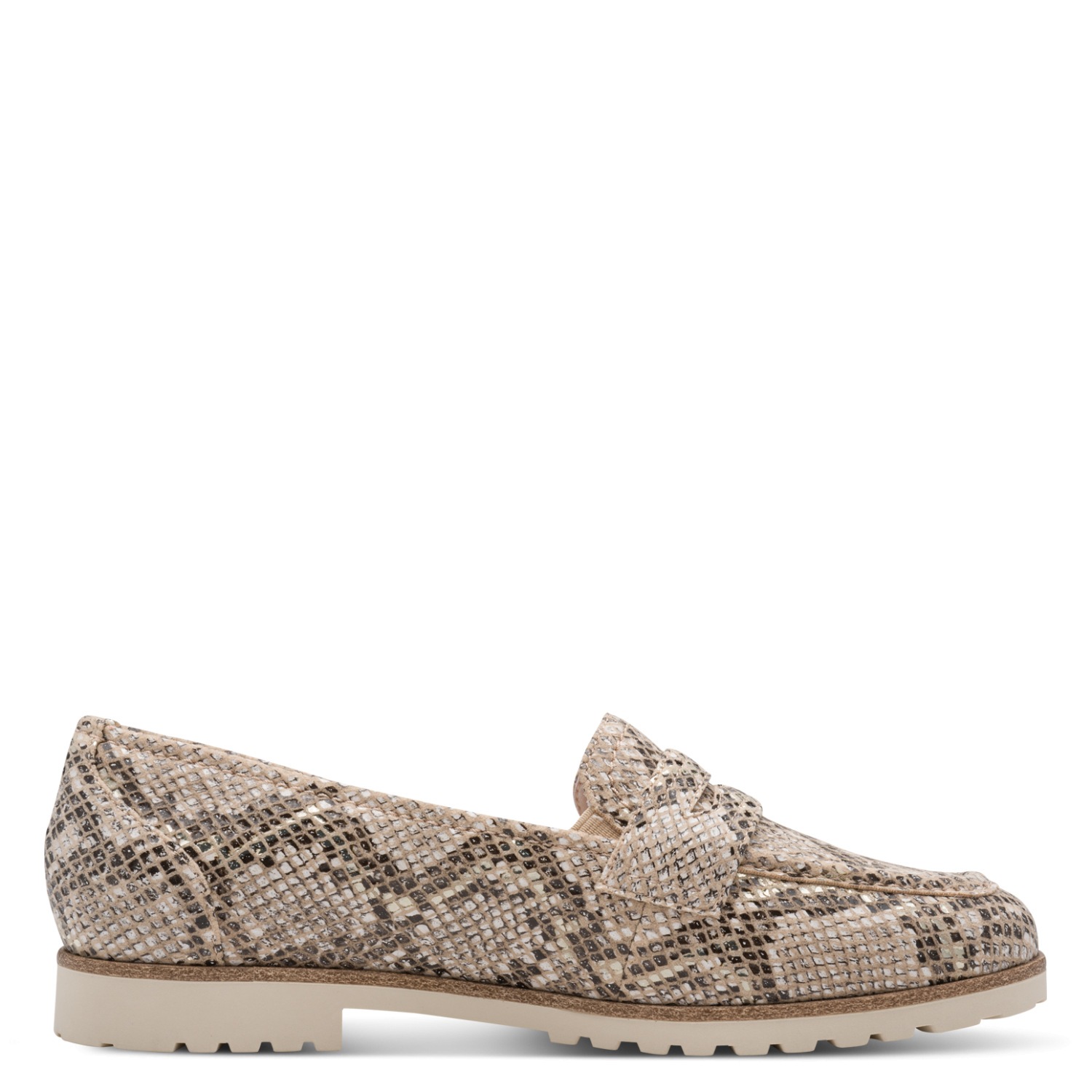 Tamaris Damenslipper Beige Snake 37 2