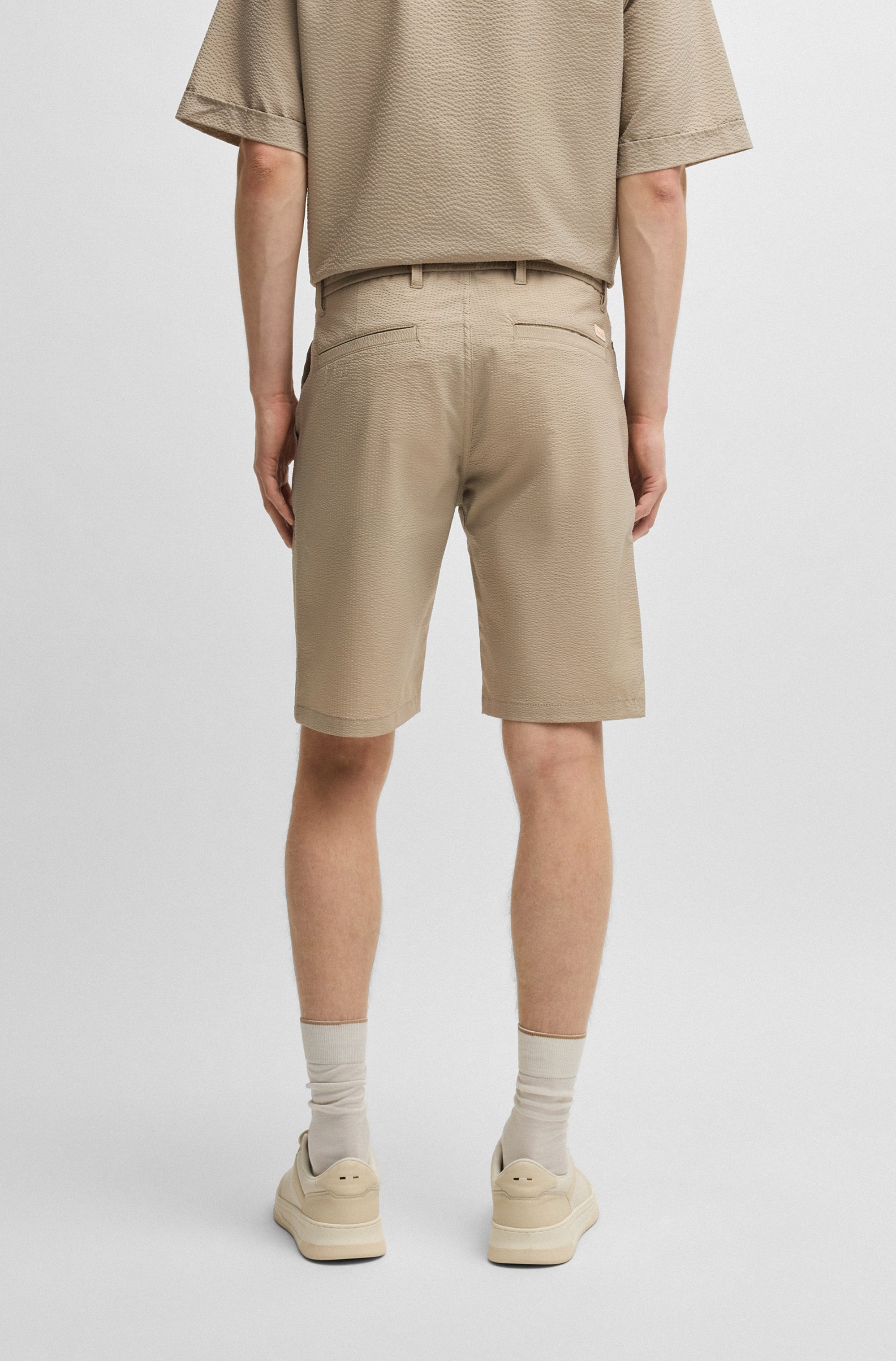 BOSS ORANGE Chinoshorts »Chino-tapered-DS-1«, mit Kordelzug