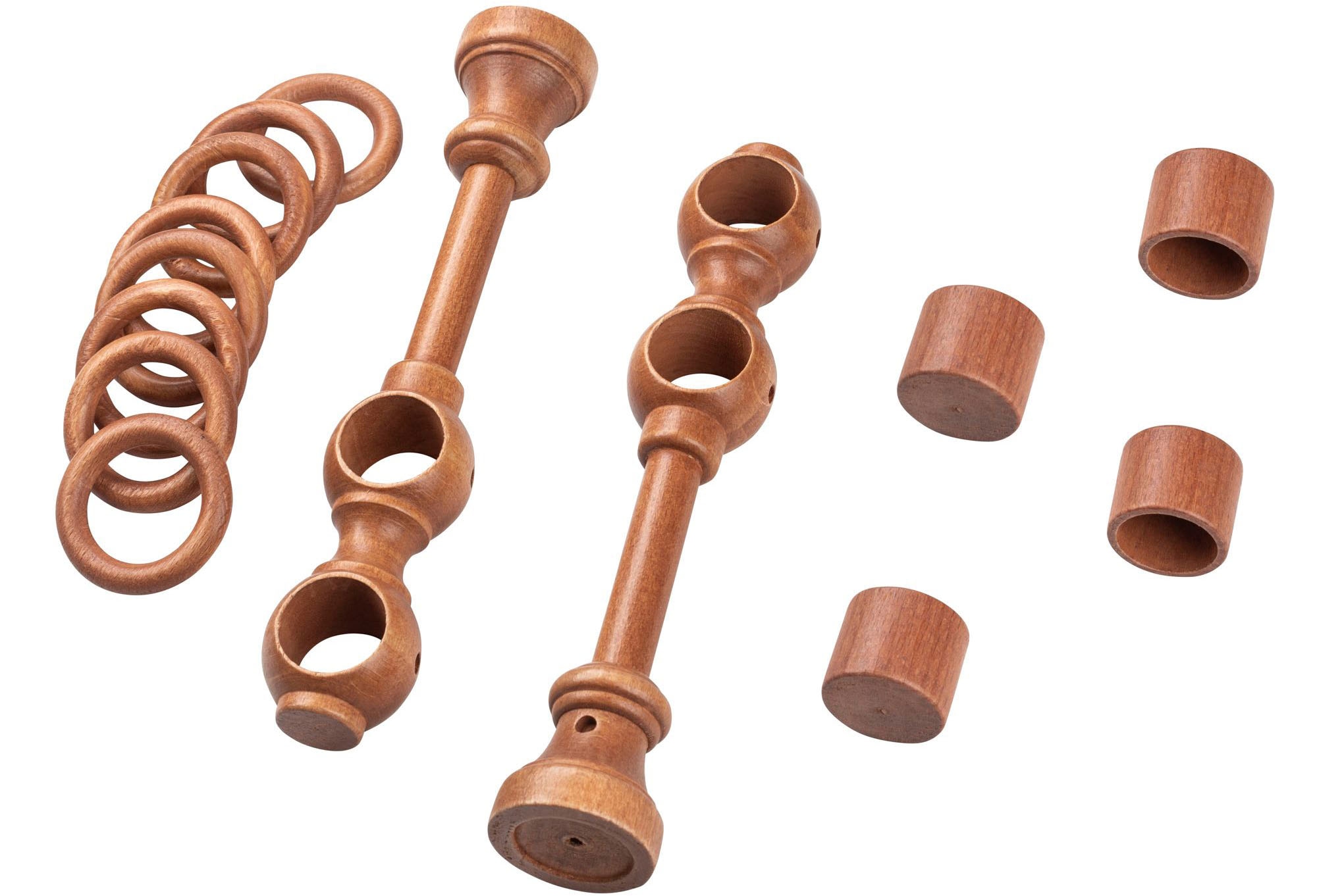SN DECO GROUP Gardinenstange »Cafiro«, 2 läufig-läufig, Fixmaß