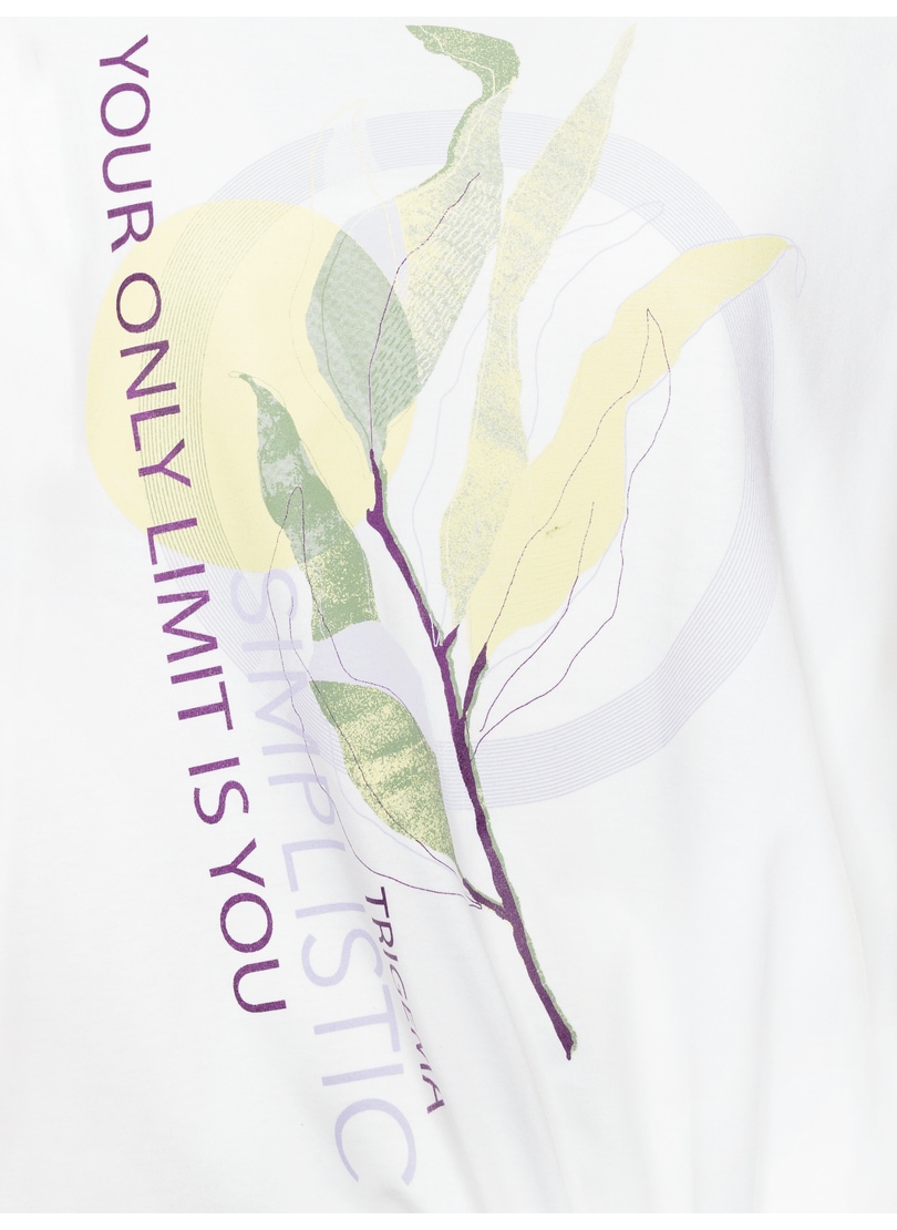 Trigema T-Shirt »TRIGEMA T-Shirt mit modischem Knoten«, (1 tlg.)