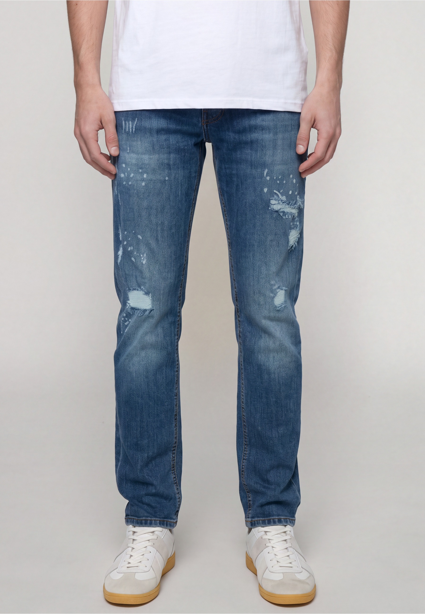 2Y Premium Bequeme Jeans »2Y Premium FRANCISCO DESTROYED SLIM FIT JEANS«