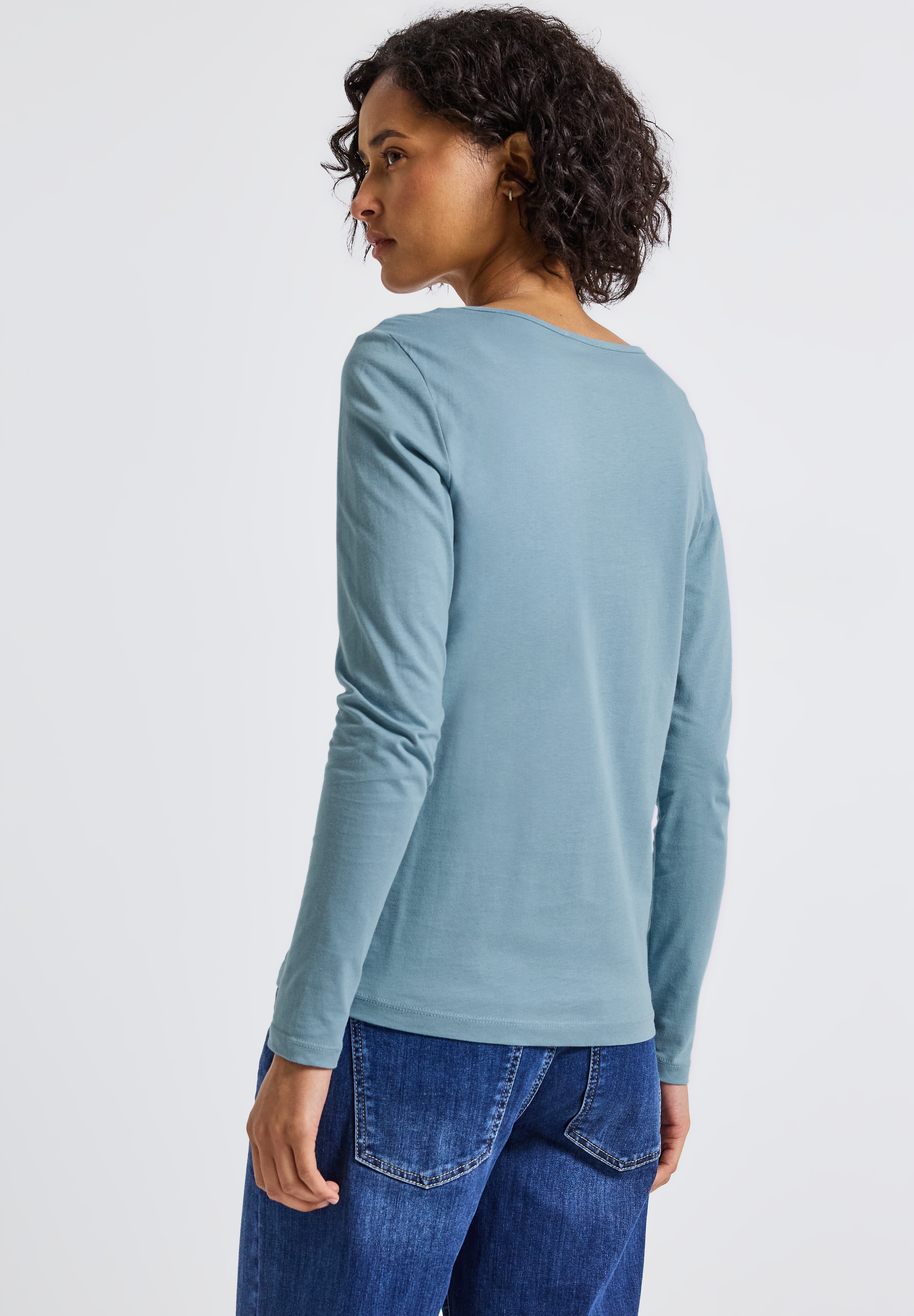 STREET ONE Langarmshirt, Basic
