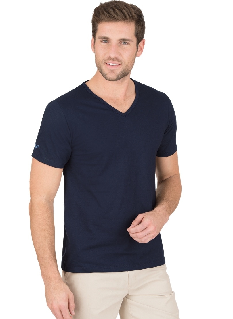 (kbA)« T-Shirt ▷ »TRIGEMA bestellen Trigema 100% | V-Shirt BAUR aus Bio-Baumwolle
