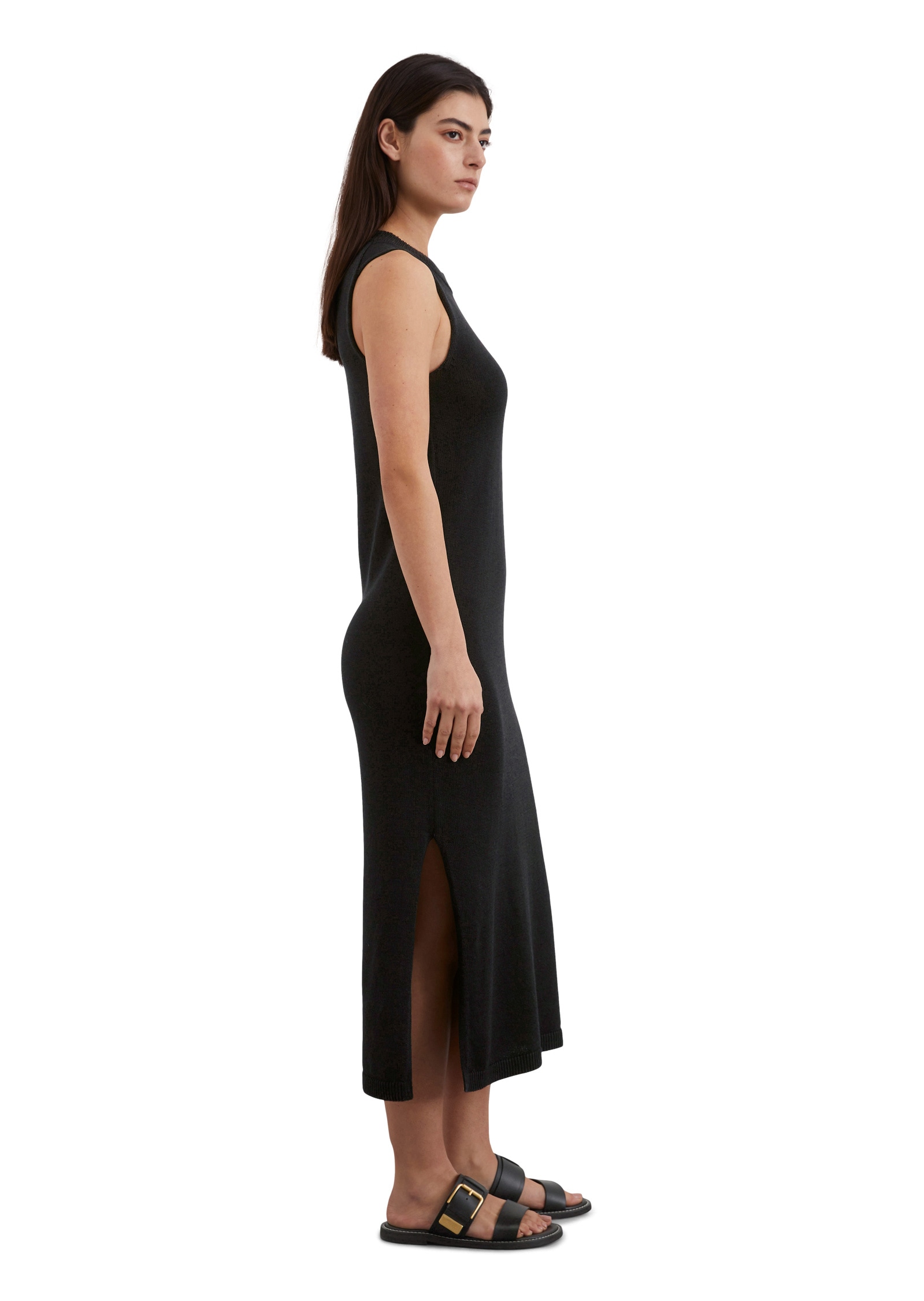Marc O'Polo Strickkleid »aus Bio-Baumwolle-Leinen-Mix«