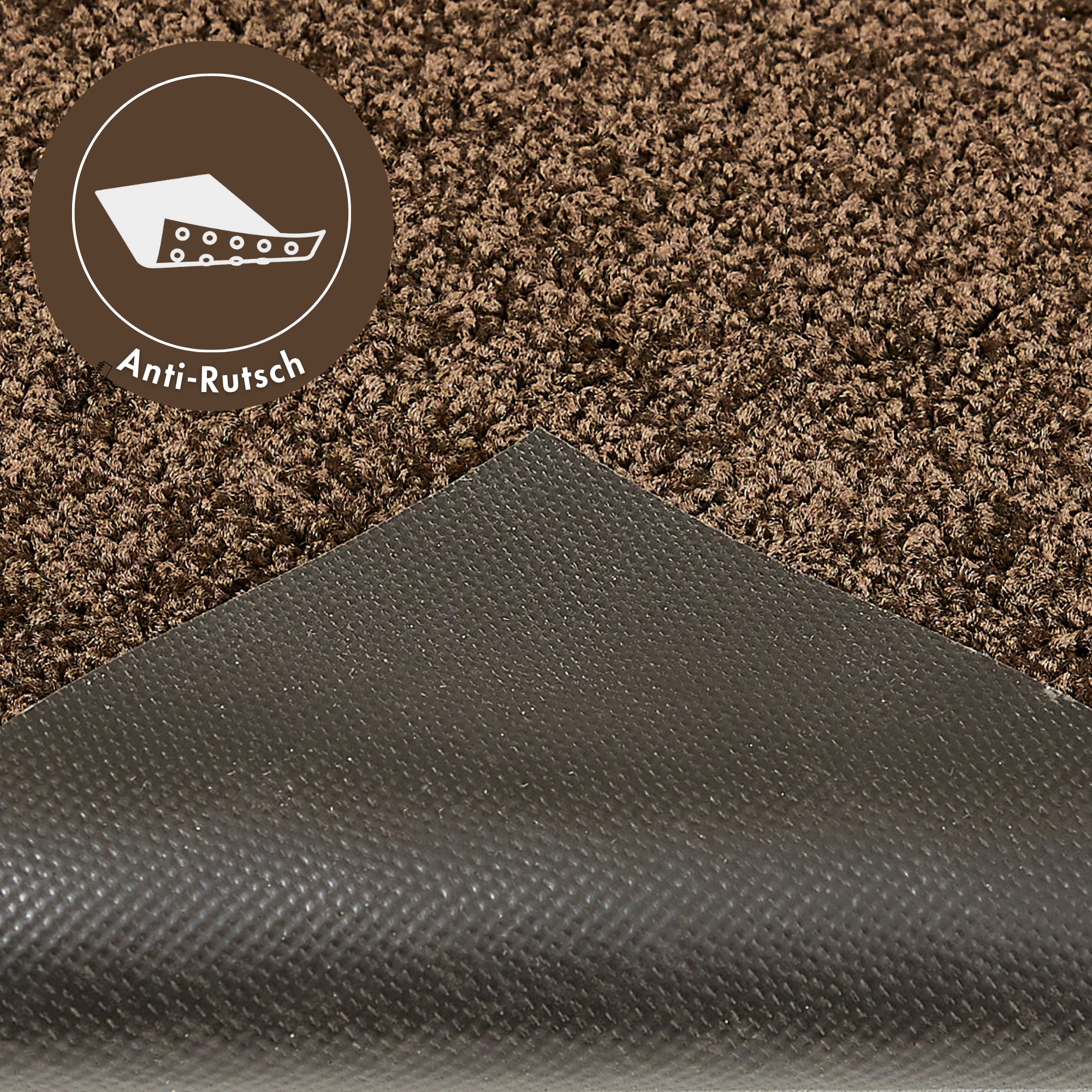 Andiamo Fußmatte »Verdi, Made in Netherlands«, rechteckig, 6 mm Höhe, Schmutzfangmatte, auch für überdachten Außenbereich geeignet, waschbar