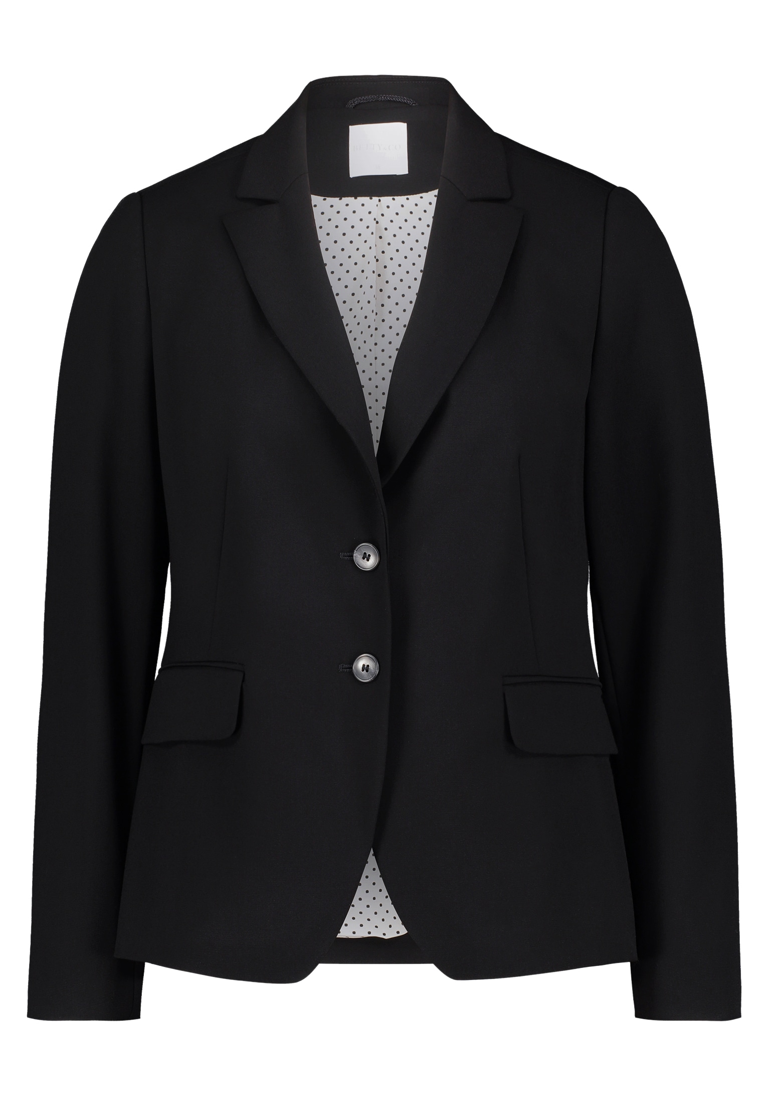 Betty&Co Longblazer »Betty & Co Klassischer Blazer mit Taschen«, Druckfutter