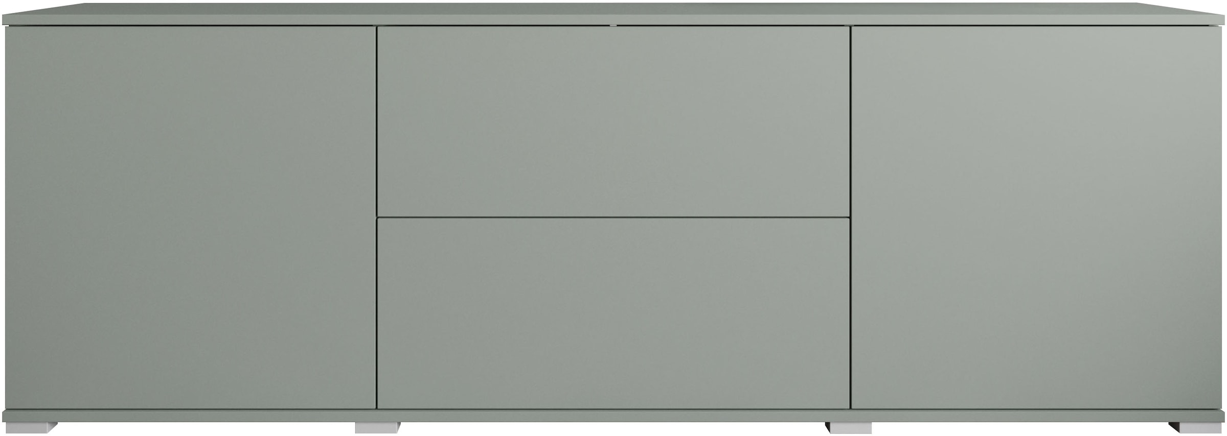 INOSIGN Lowboard »Kenia«, (1 St.), 2 Türen, 2 Schubladen, Breite 180 cm, höhenverstellbare Einlegeböden