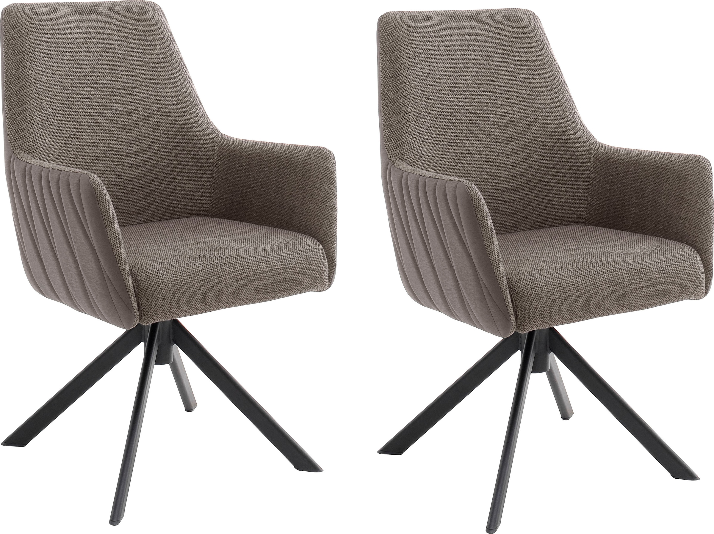 MCA furniture 4-Fußstuhl "Reynosa" (Set) 2 Stk. Esszimmerstuhl 360drehbar m günstig online kaufen