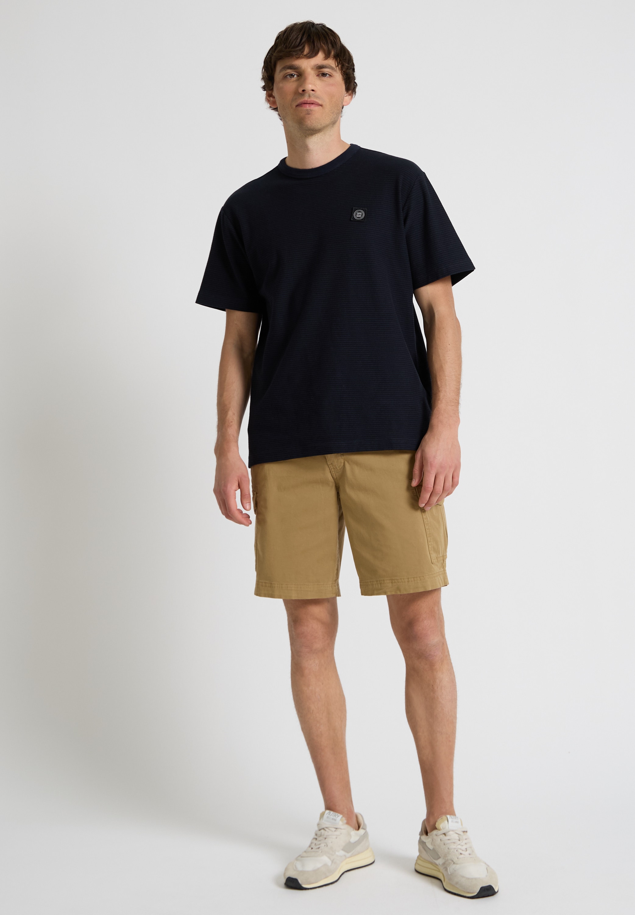 STREET ONE MEN Bermudas  aus Baumwolle mit Stretchanteil
