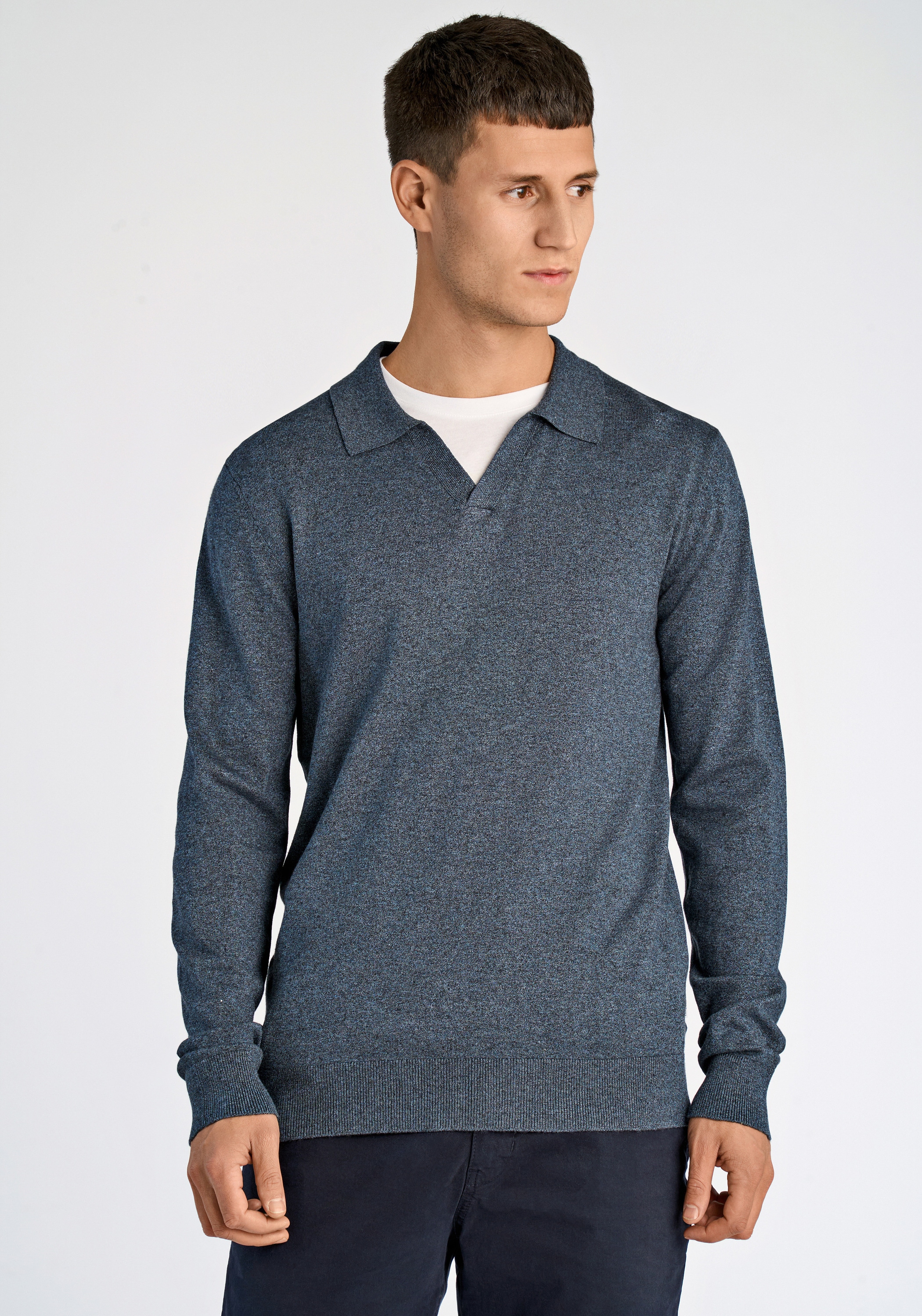 LINDBERGH Poloshirt "Lindbergh Strickpullover" günstig online kaufen