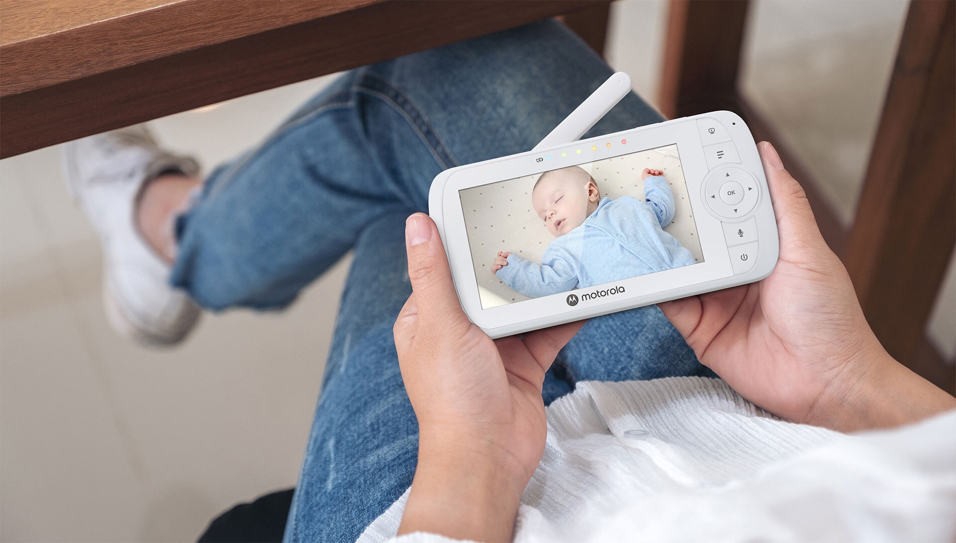 Motorola Video-Babyphone »4.3" Video Baby Monitor VM34« 4,3-Zoll-Farbdisplay