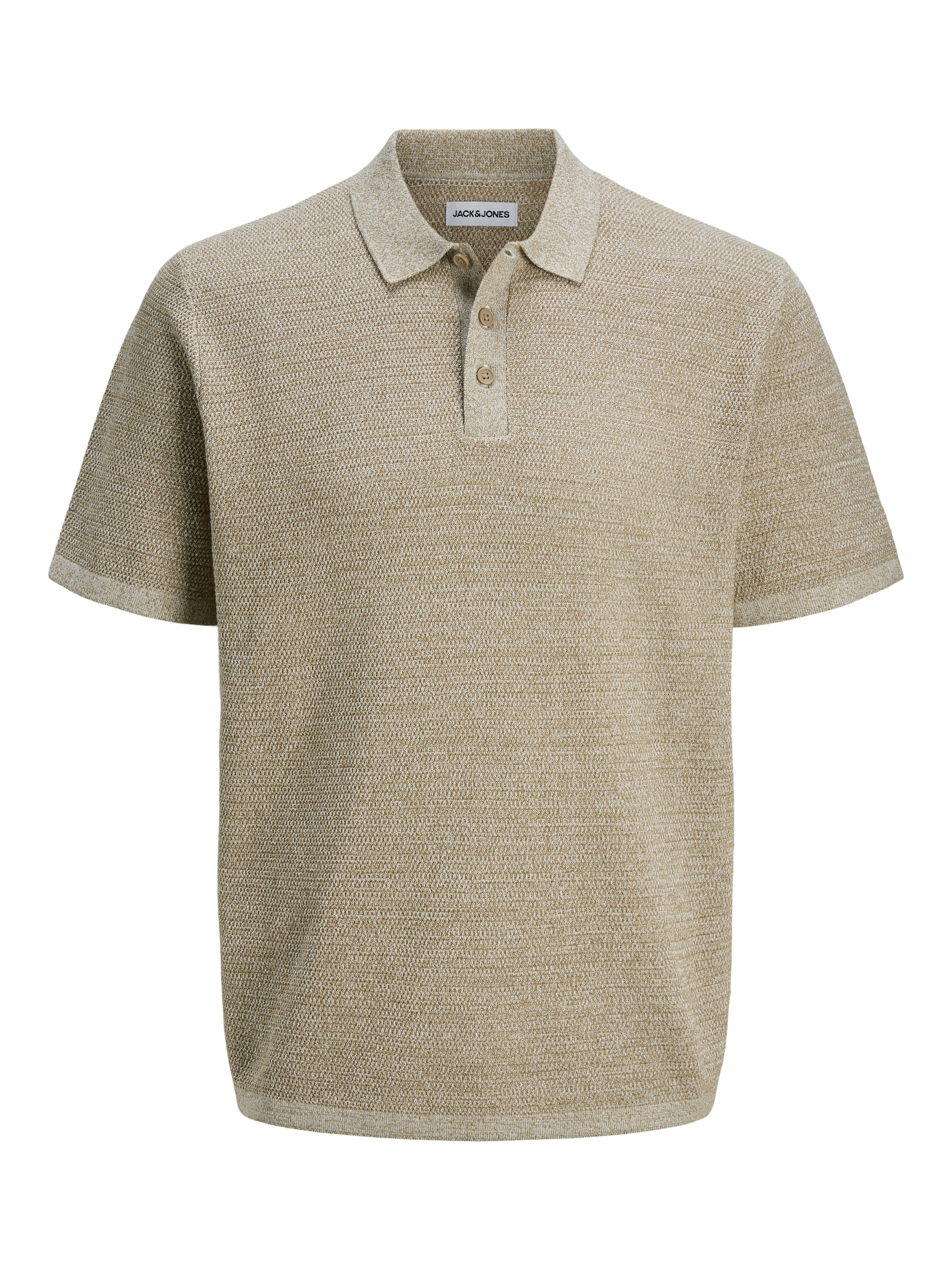 Jack & Jones Kurzarmpullover »JJEGEORGE KNIT POLO SS SN«, mit Polo Kragen