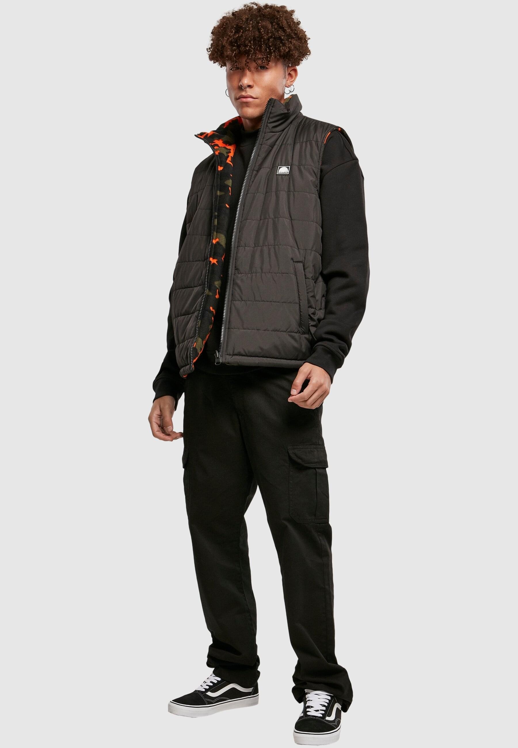 Southpole Jerseyweste »Southpole Herren Southpole Reversible Bubble Vest«, (1 tlg.)