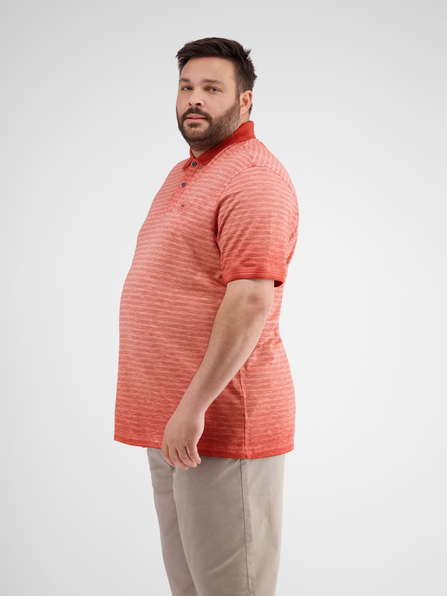 LERROS Poloshirt »LERROS Gestreiftes Poloshirt in Großen Größen«