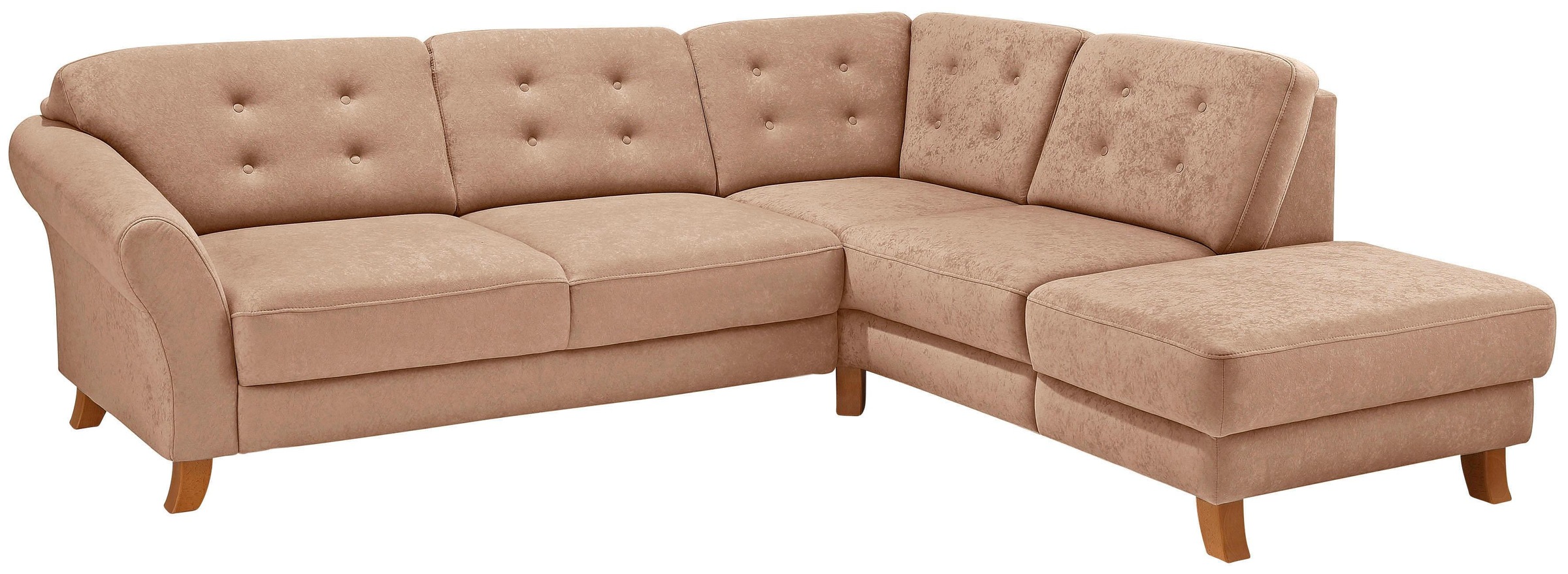 Home affaire Ecksofa »Trondheim L-Form«, mit Federkern