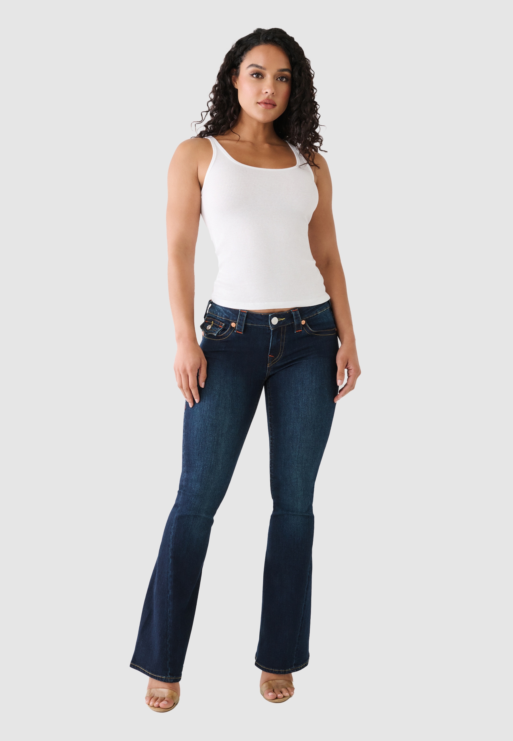 True Religion Bootcut-Jeans »JOEY LOW RISE FLARE« Baumwollmischung, Flared fit