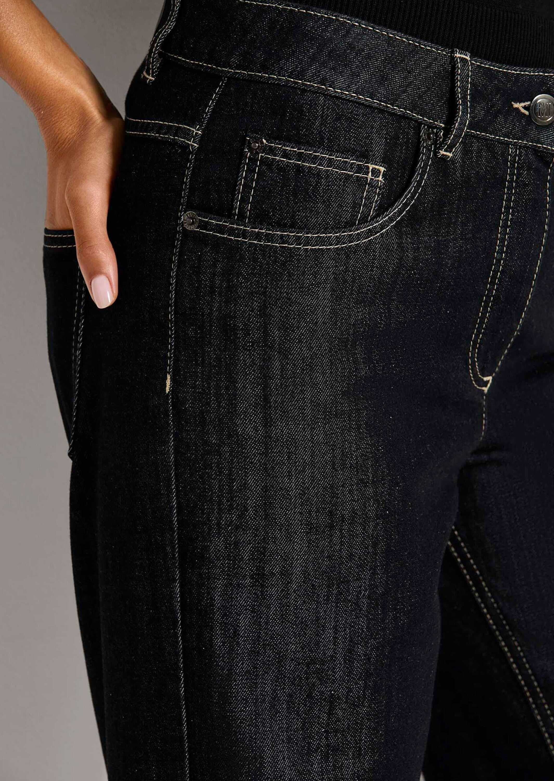 MADELEINE Regular-fit-Jeans »Jeans Weite Jeans mit fixiertem Aufschlag«