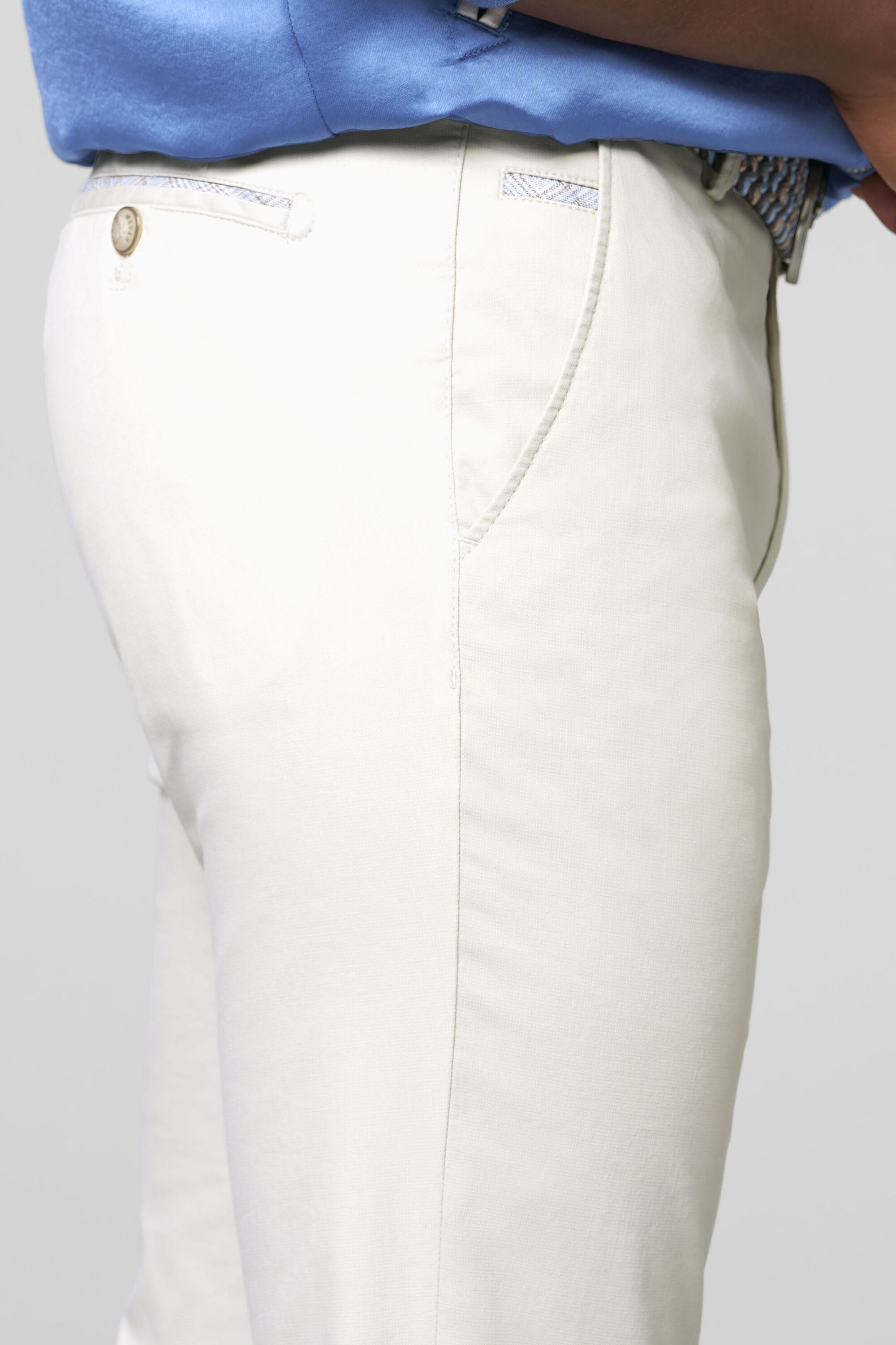 MEYER Chinos »ROMA Art.1-5070«, mit buntgewebtem Innenfutter